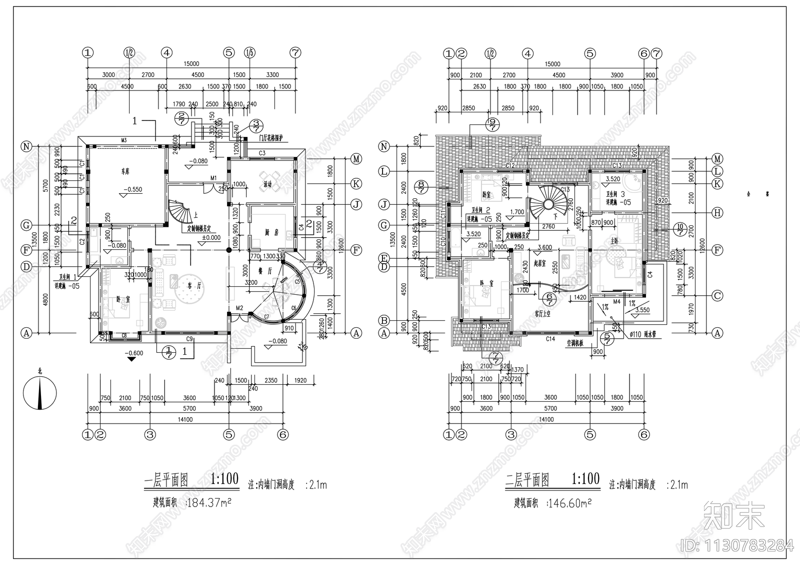 吊脚楼客栈民宿建筑施工图下载【ID:1130783284】