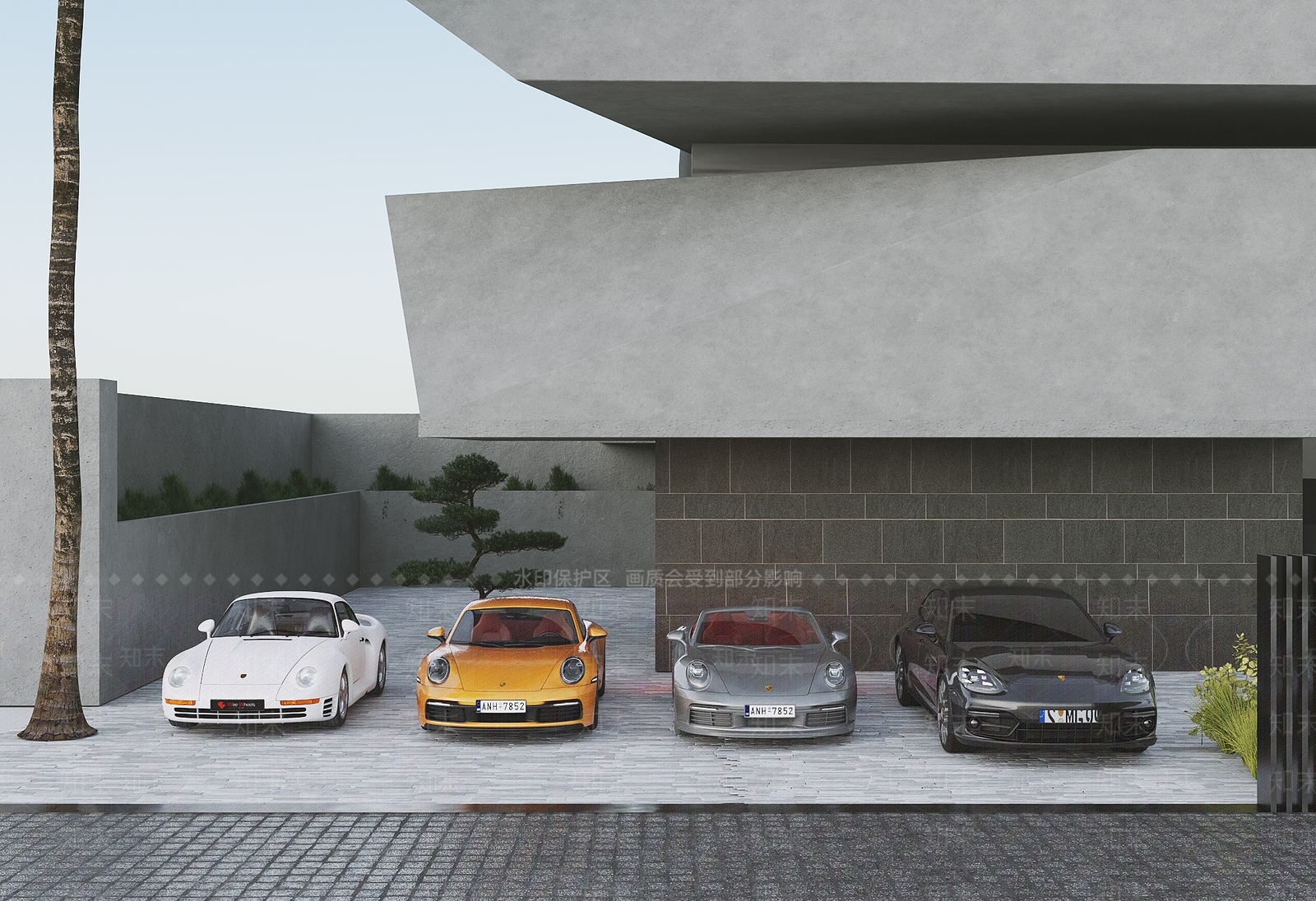 保时捷9113D模型下载【ID:1130805314】