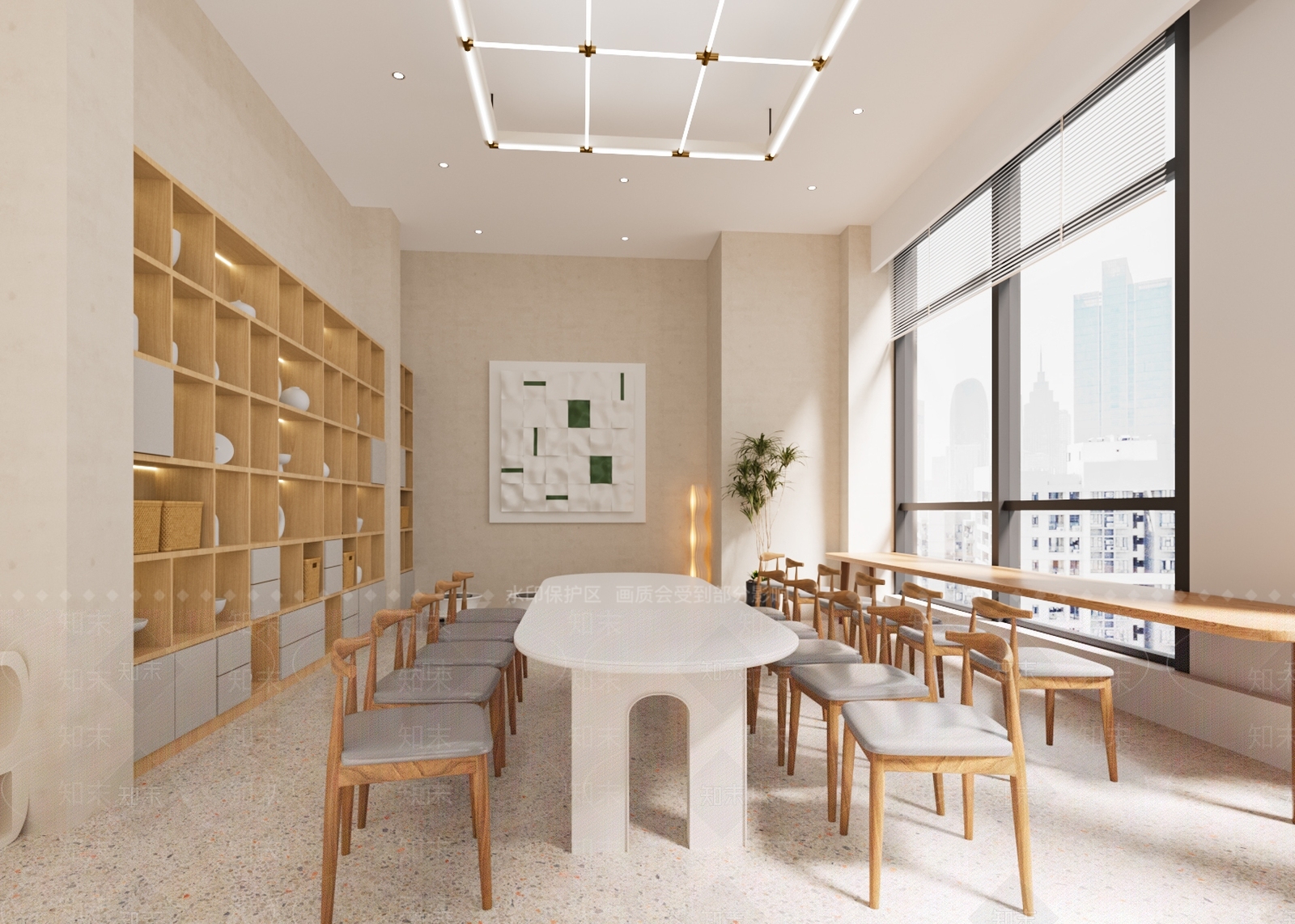 现代奶油风手工店3D模型下载【ID:1130812119】