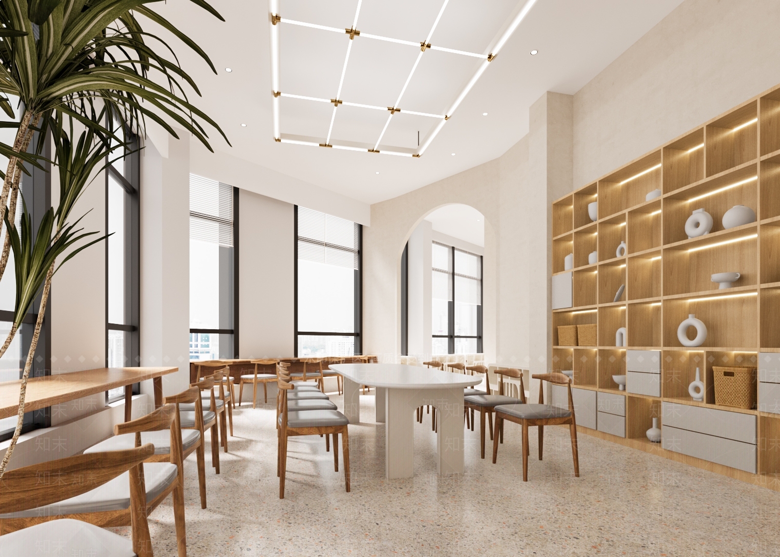 现代奶油风手工店3D模型下载【ID:1130812119】