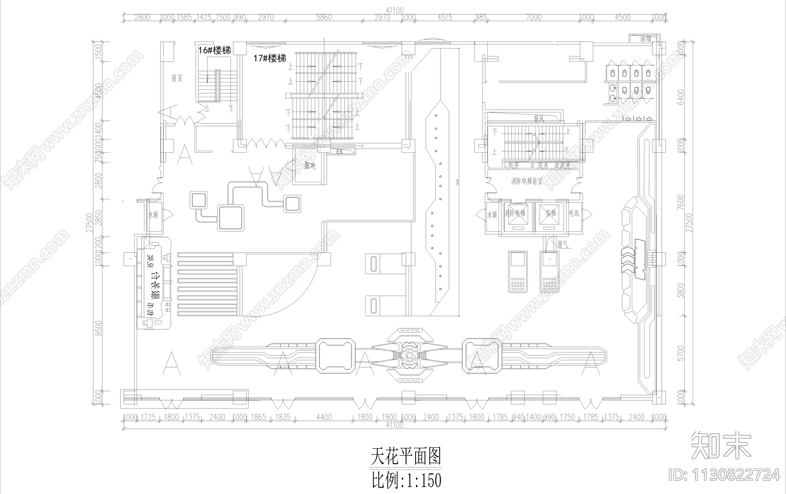 电子游戏厅CADcad施工图下载【ID:1130822724】