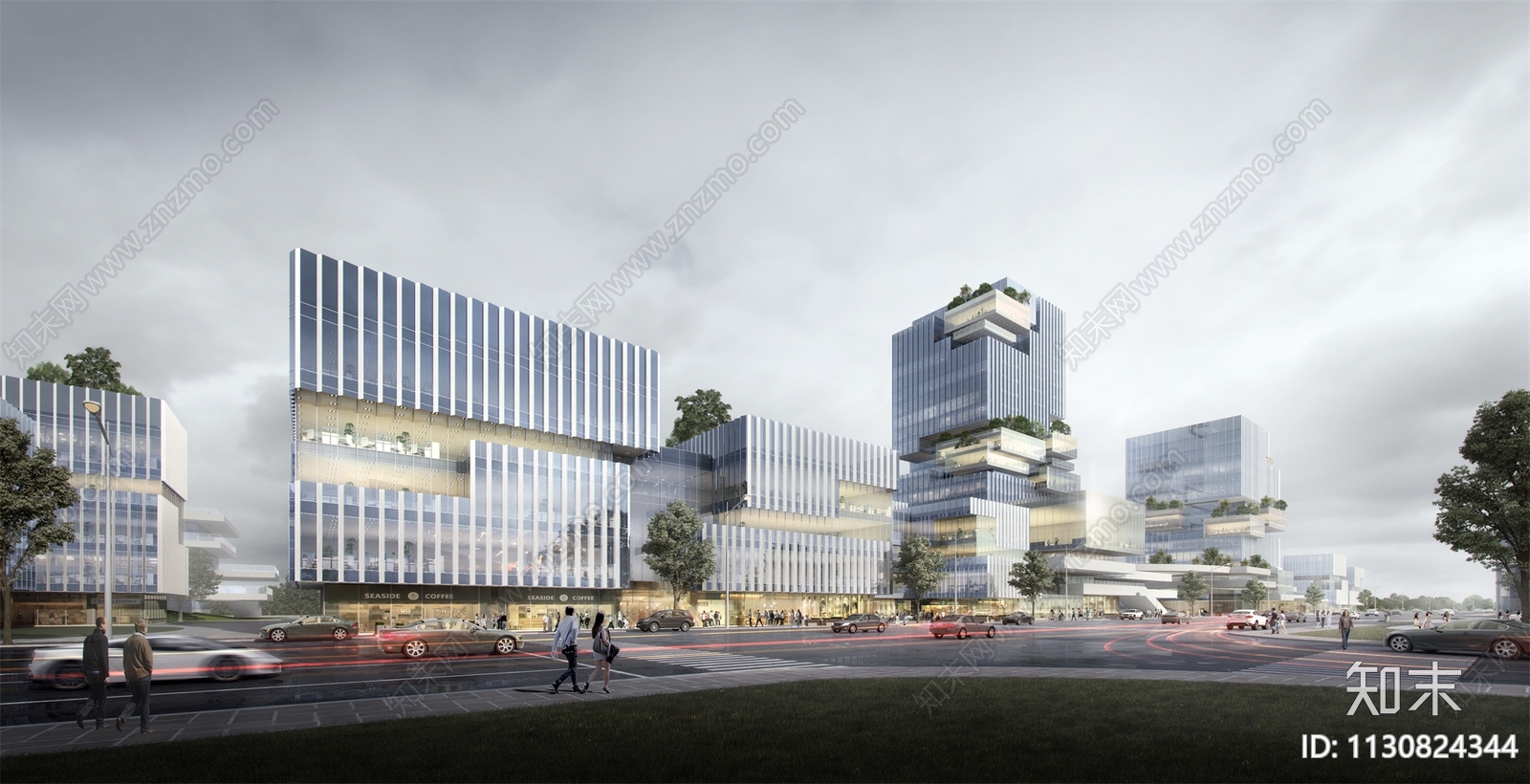 上海创新办公楼施工图下载【ID:1130824344】