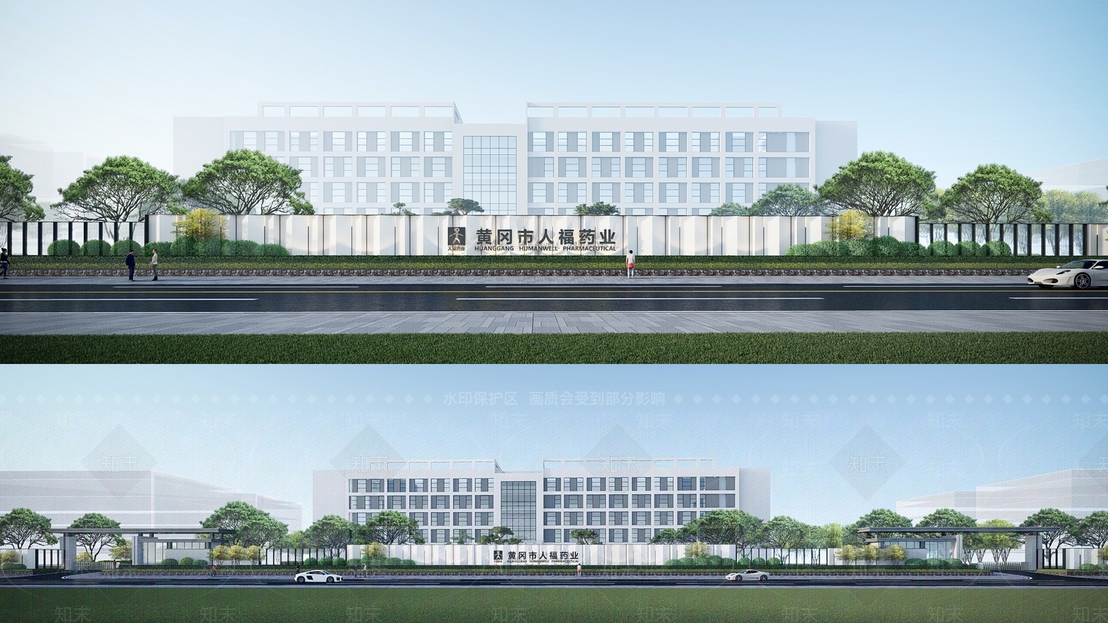 现代厂房入口大门SU模型下载【ID:1130825395】