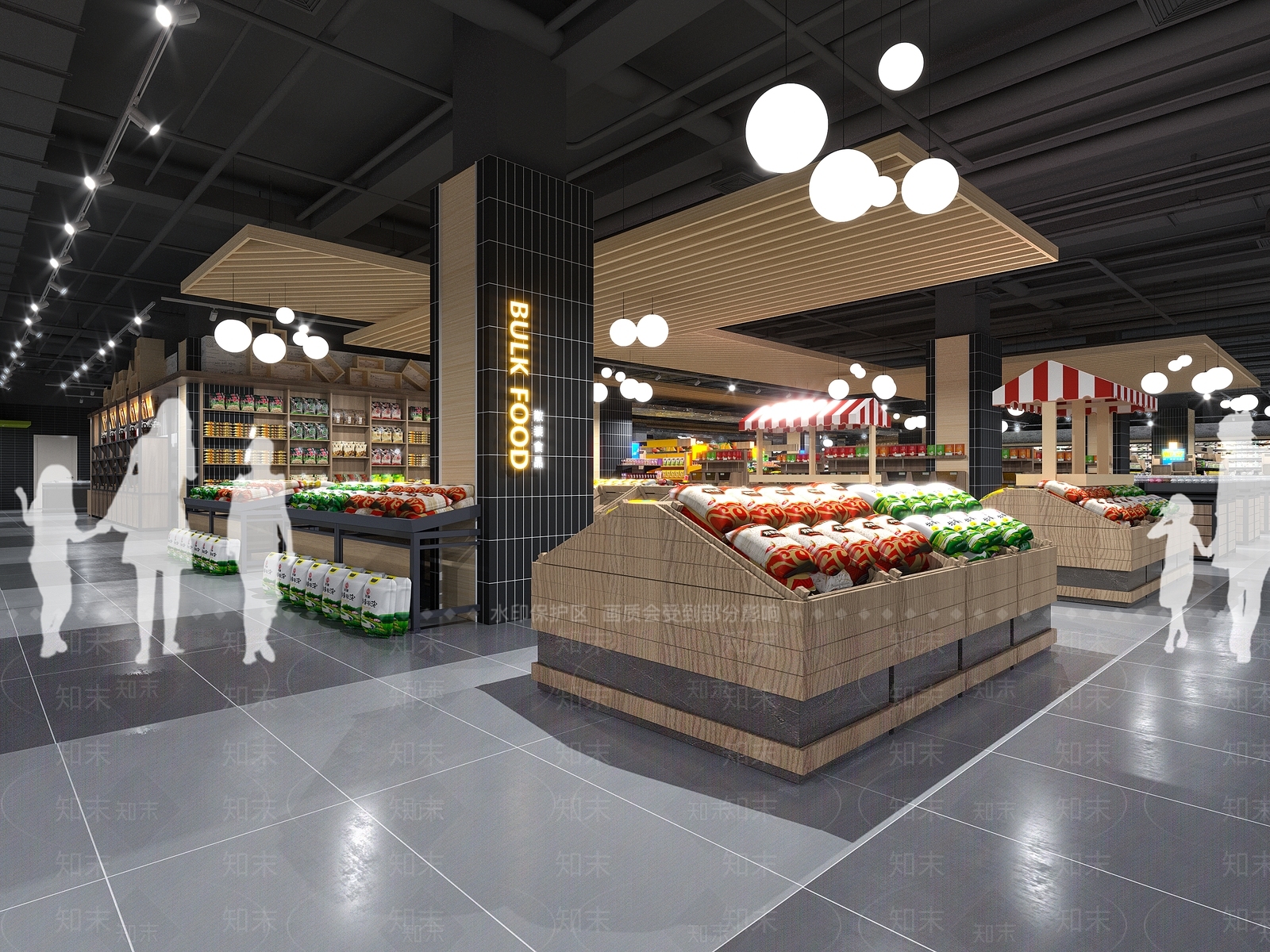 工业风超市3D模型下载【ID:1130827073】