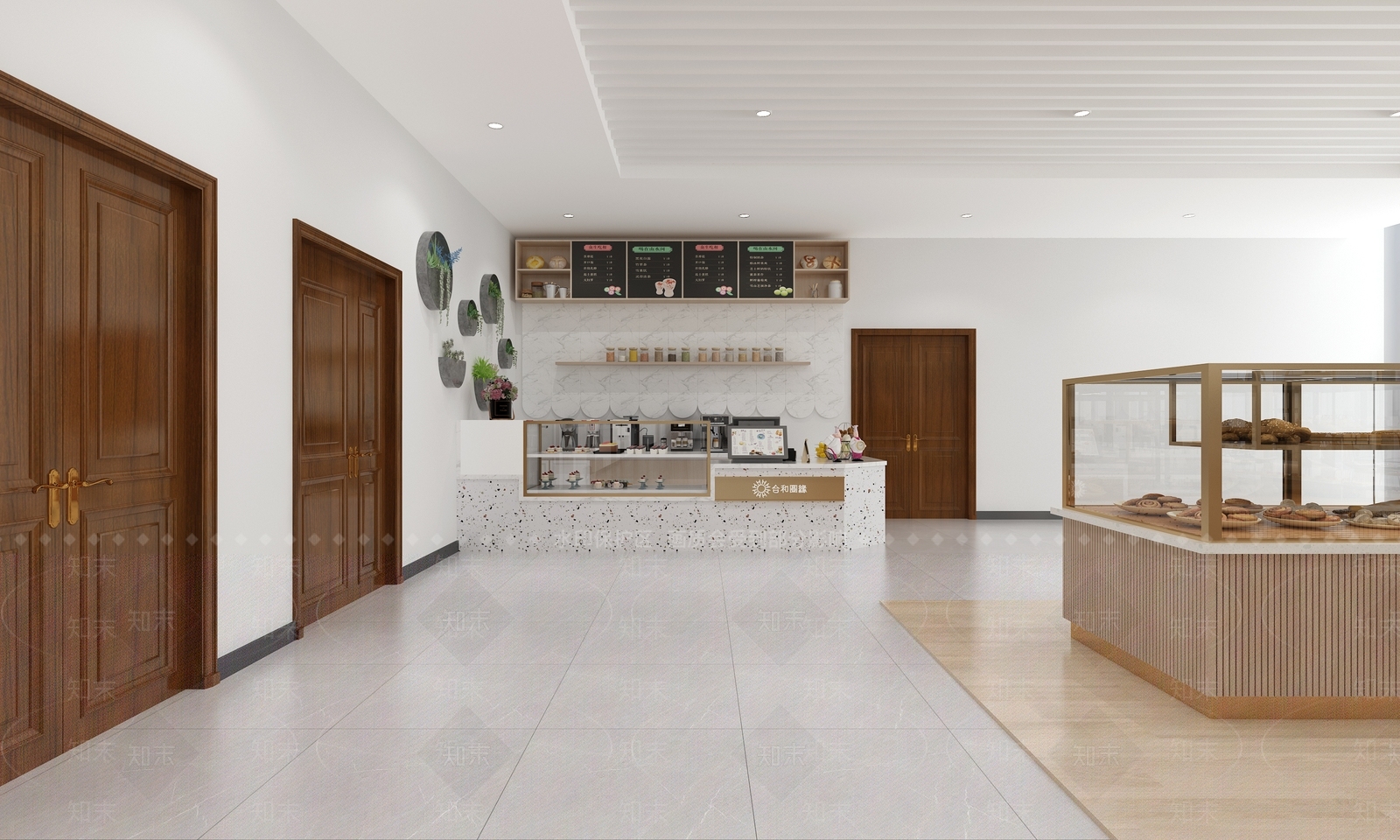 现代甜品面包店3D模型下载【ID:1130837878】