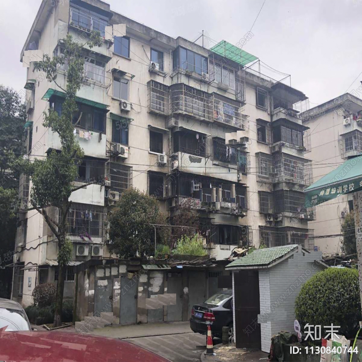 现代多层住宅SU模型下载【ID:1130840744】