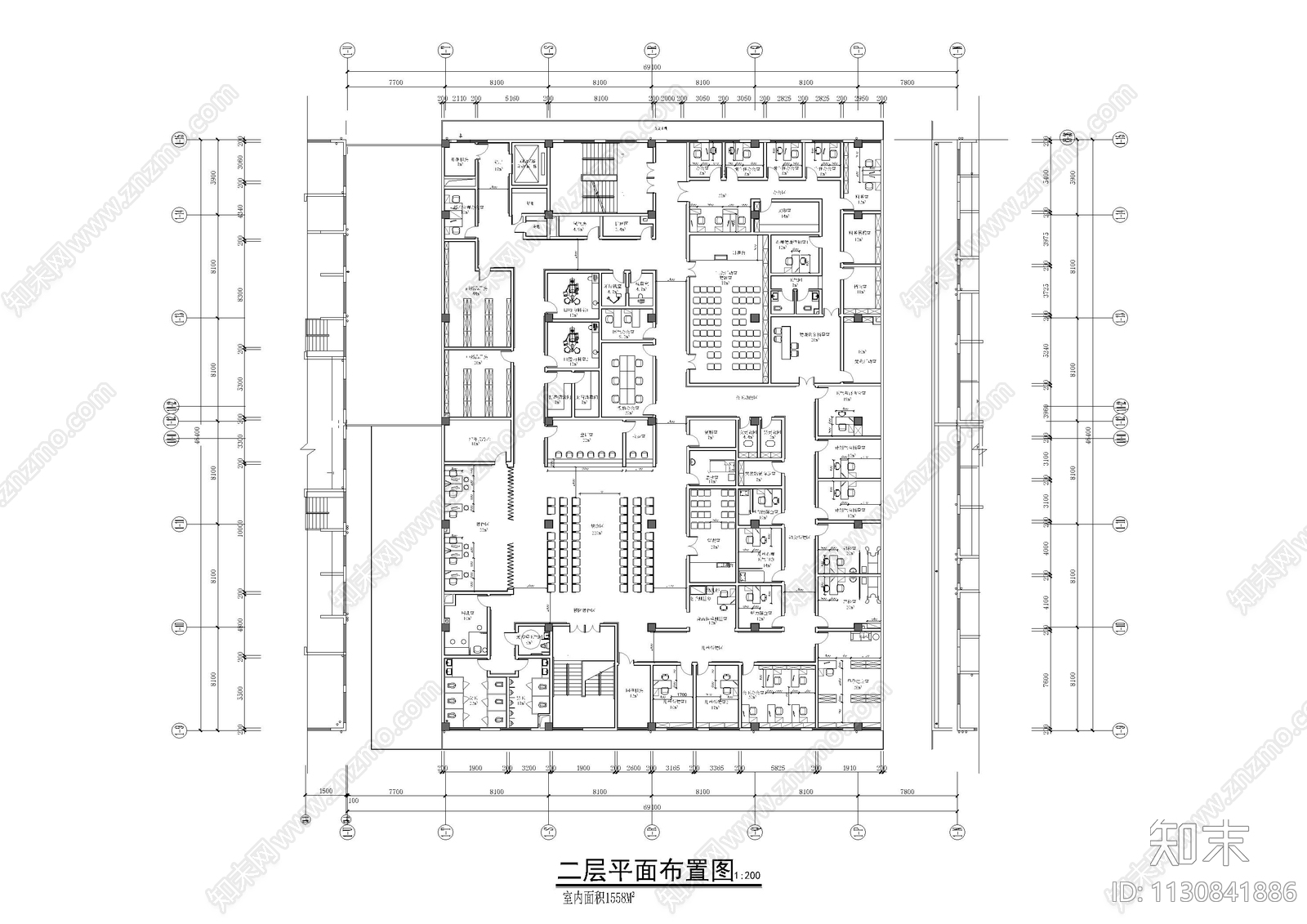 社区卫生服务中心cad施工图下载【ID:1130841886】