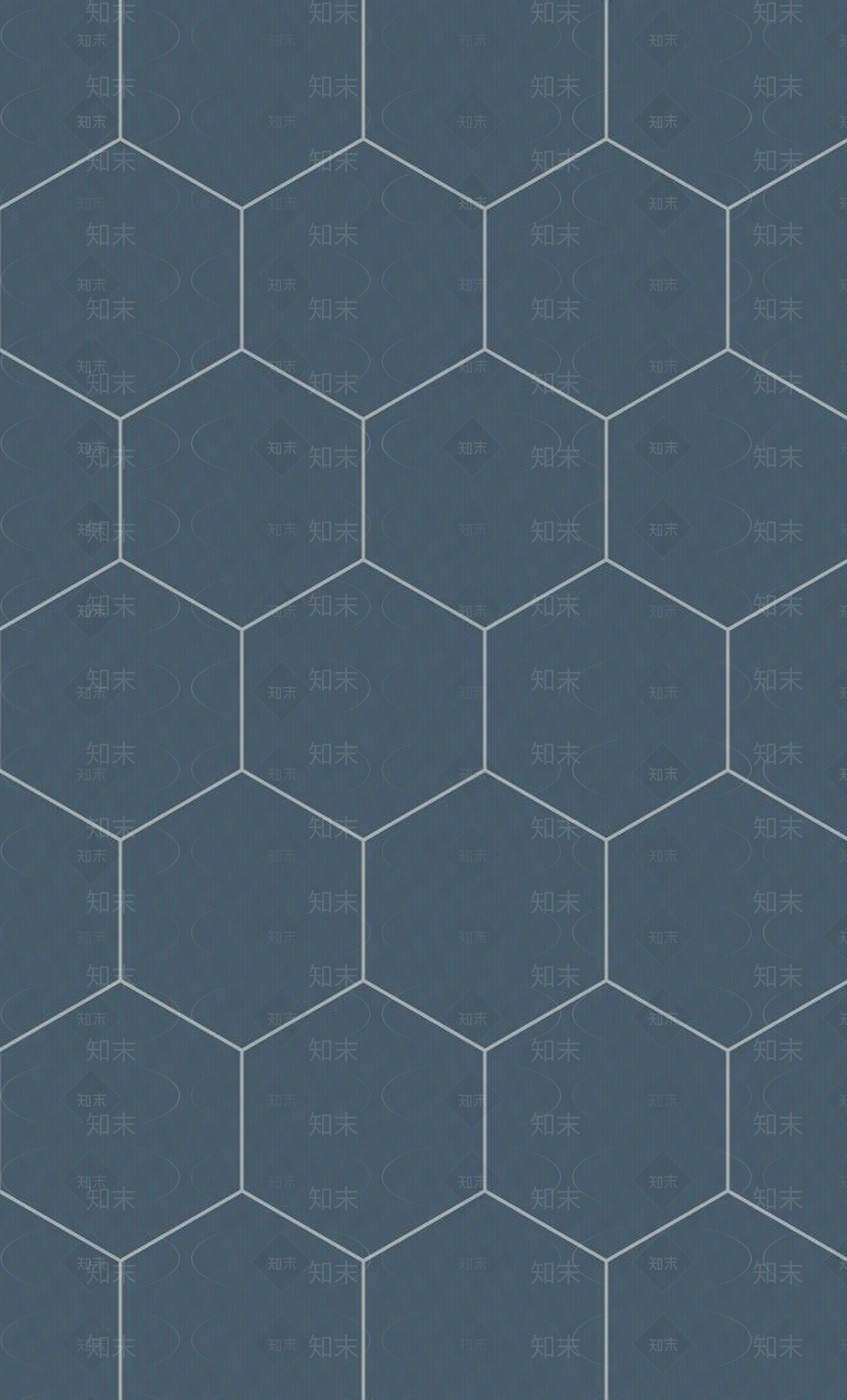 灰蓝色蜂窝瓷砖六角砖贴图下载【ID:1130845907】