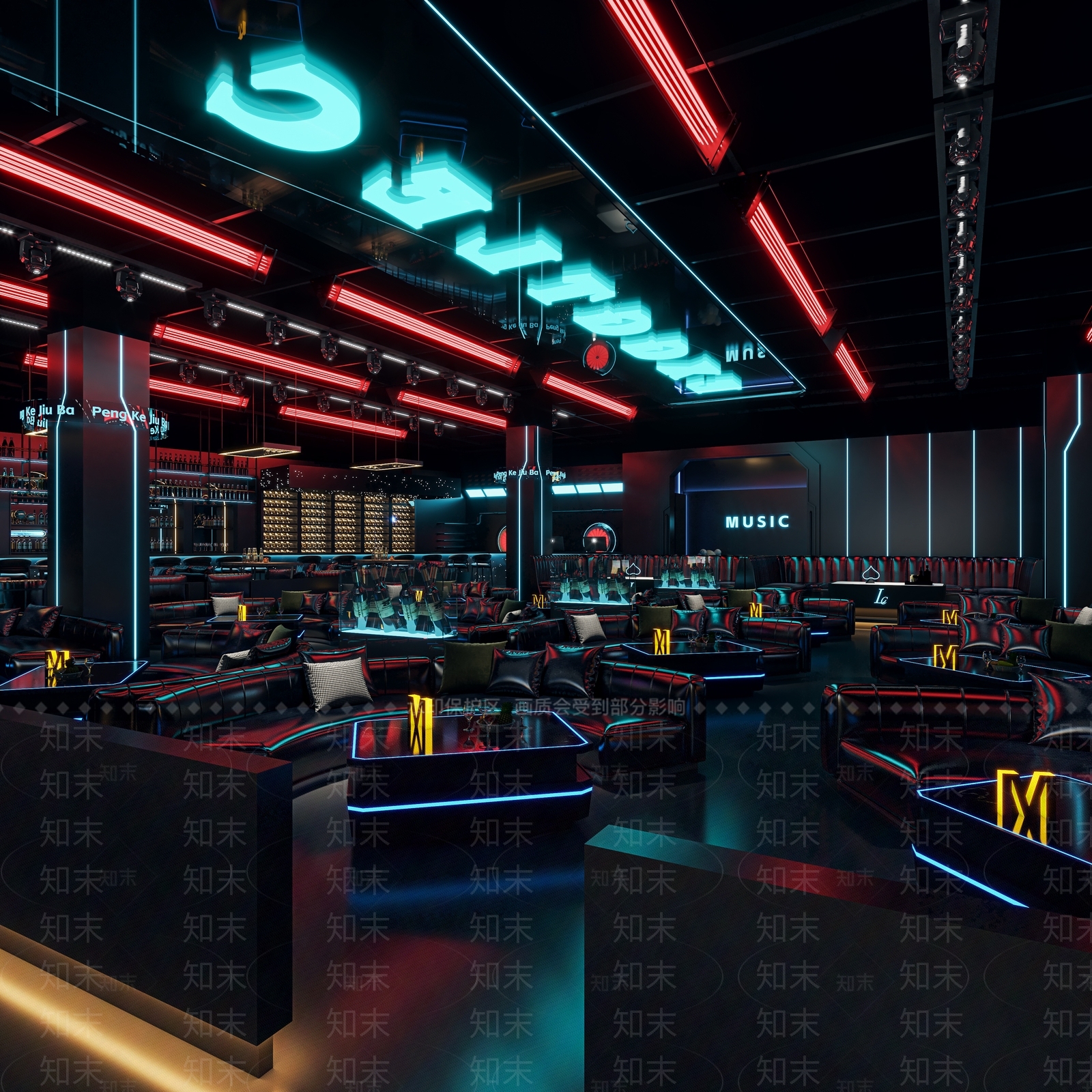 工业酒吧3D模型下载【ID:1130849222】