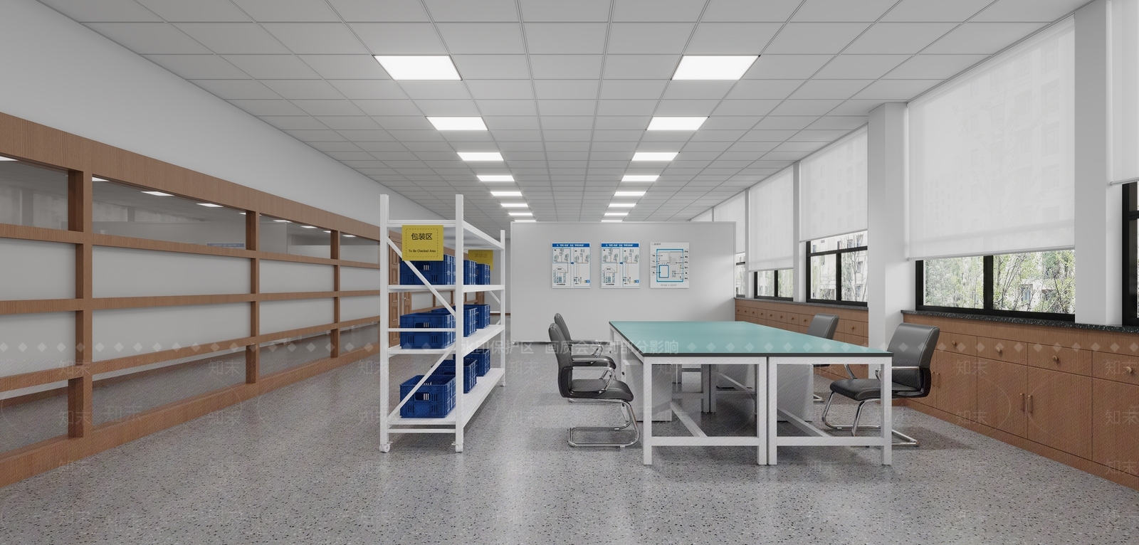 现代厂房车间3D模型下载【ID:1130857635】_知末3d模型网