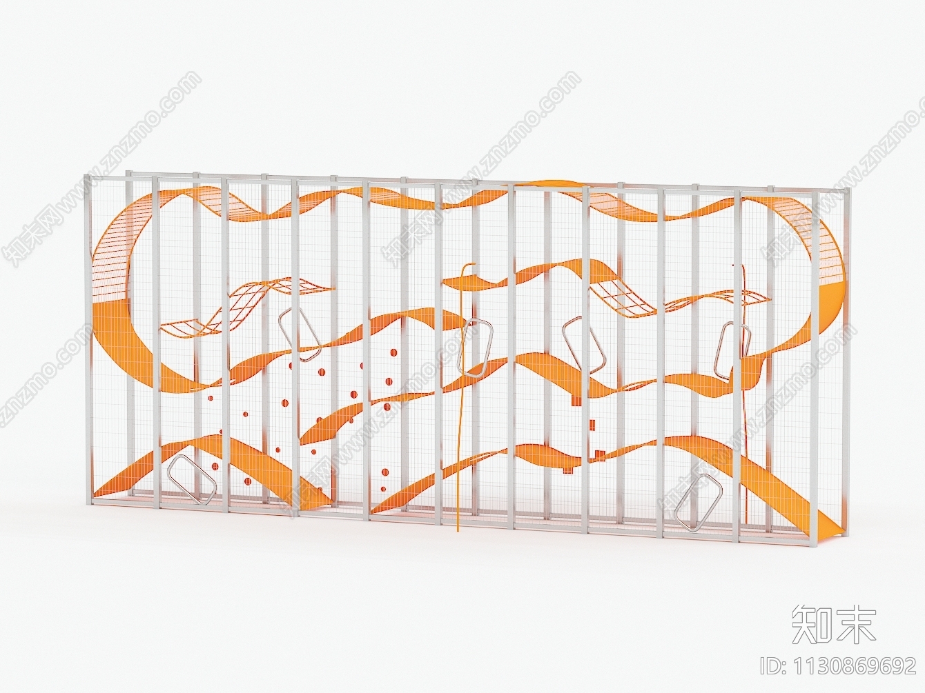 儿童大型攀爬网3D模型下载【ID:1130869692】