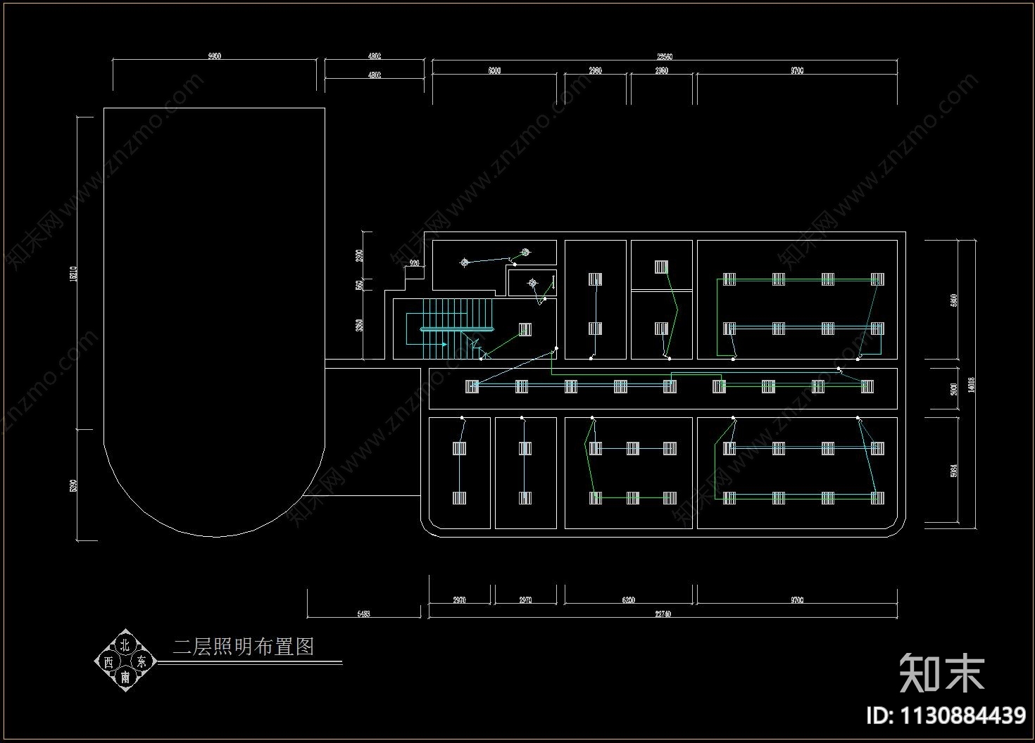 培训学校cad施工图下载【ID:1130884439】