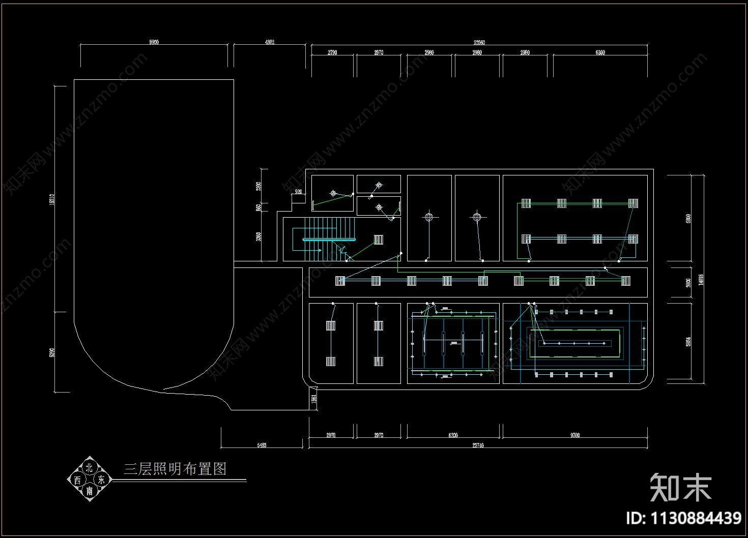 培训学校cad施工图下载【ID:1130884439】