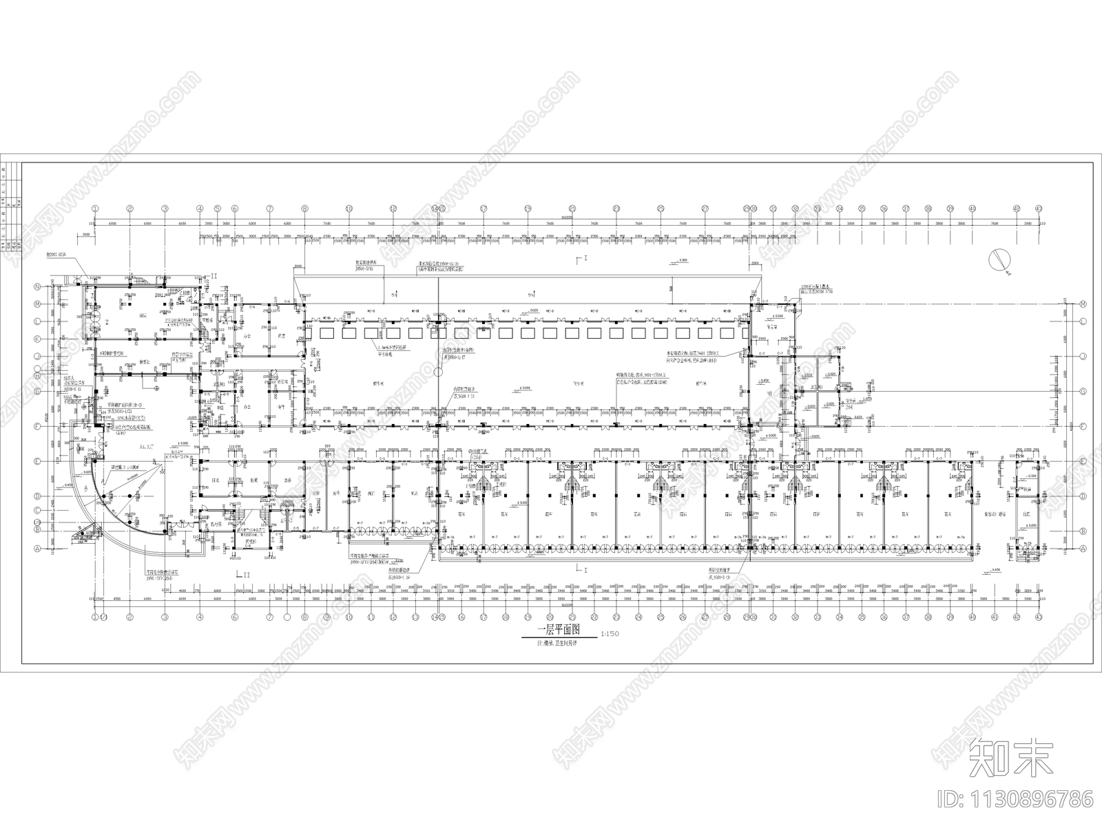 11套汽车站客运站建筑施工图下载【ID:1130896786】