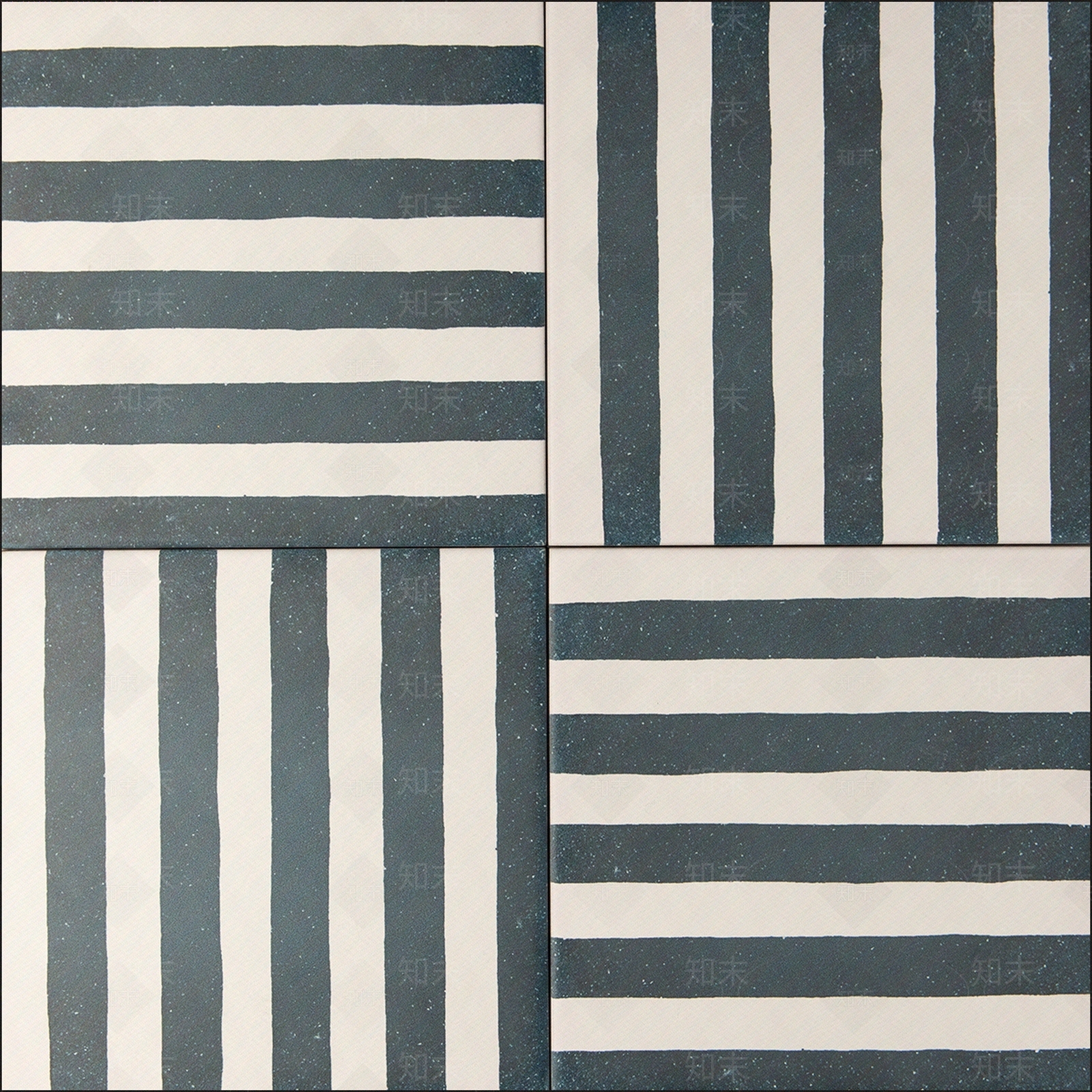 北欧地中海风格墨绿条纹瓷砖贴图下载【ID:1130908140】