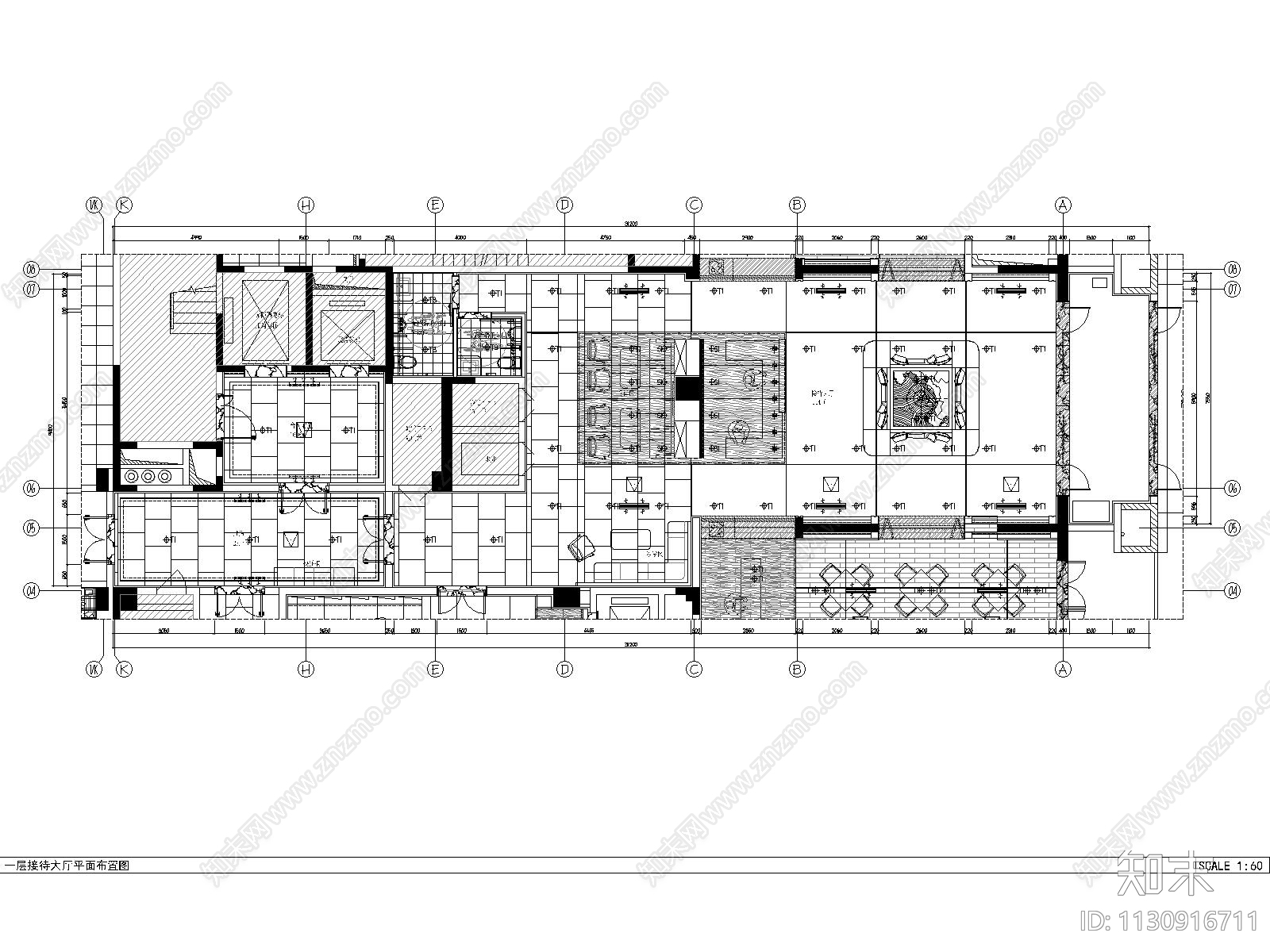 养老社区服务cad施工图下载【ID:1130916711】