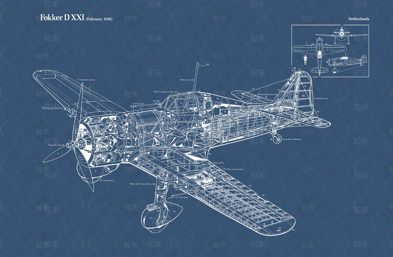 男孩房飞机图案壁纸墙布壁画贴图下载【ID:1130918381】