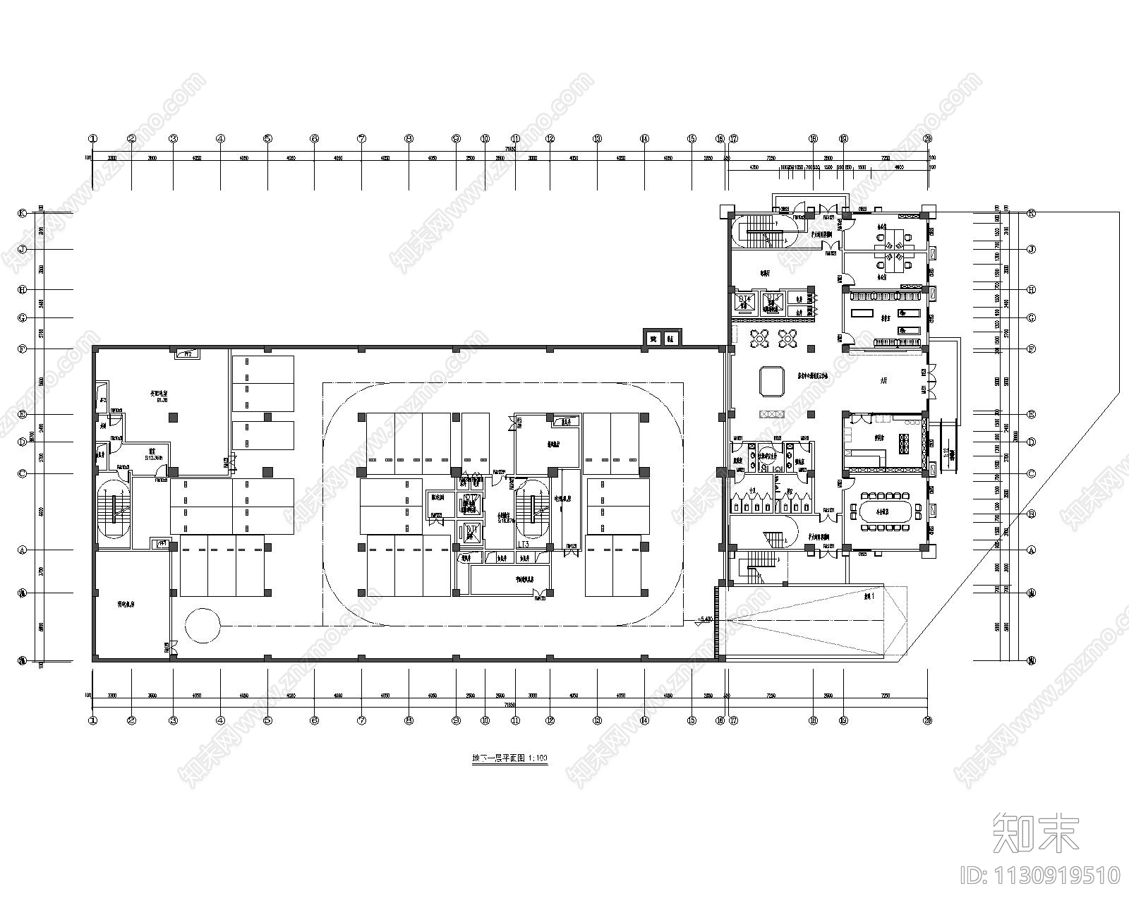 康养中心cad施工图下载【ID:1130919510】