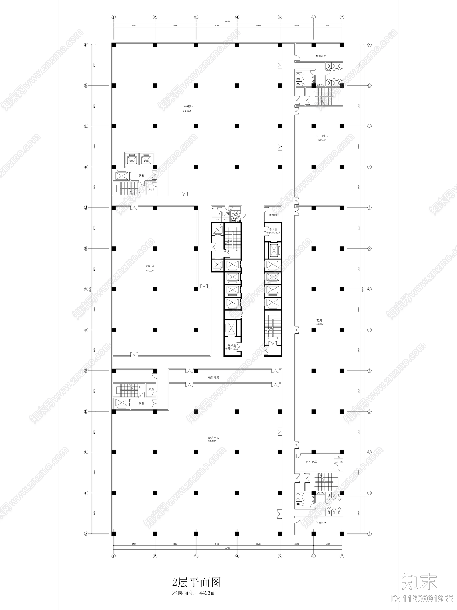 妇女儿童医院设计建筑cad施工图下载【ID:1130991955】