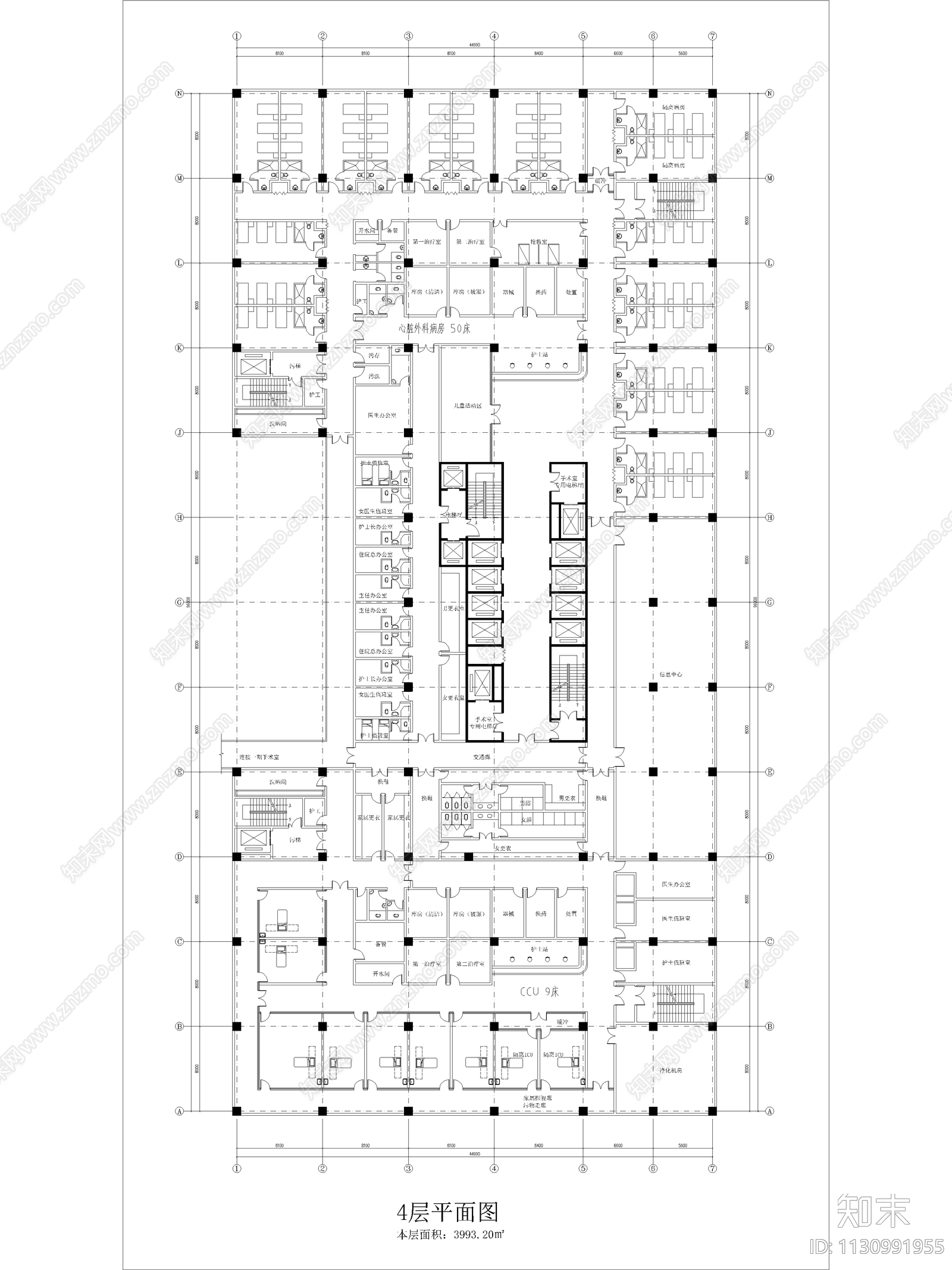 妇女儿童医院设计建筑cad施工图下载【ID:1130991955】