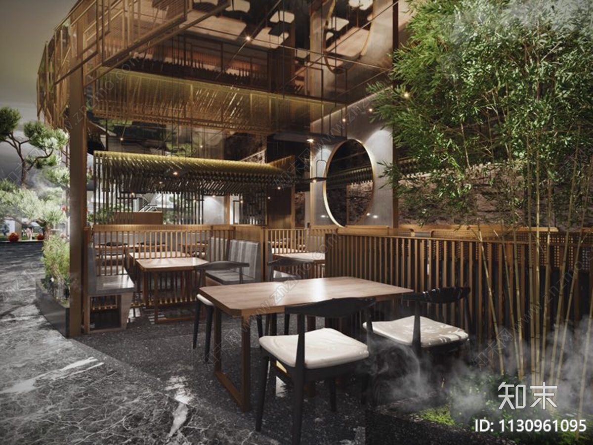 探清水河烤鱼快餐店cad施工图下载【ID:1130961095】