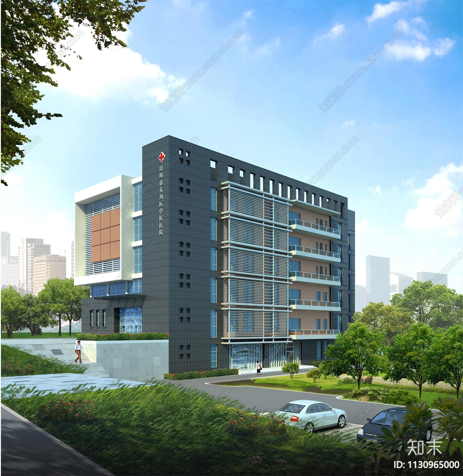 现代东川医院cad施工图下载【ID:1130965000】