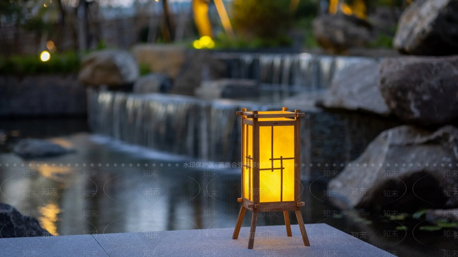 新中式景观灯具SU模型下载【ID:1130965644】