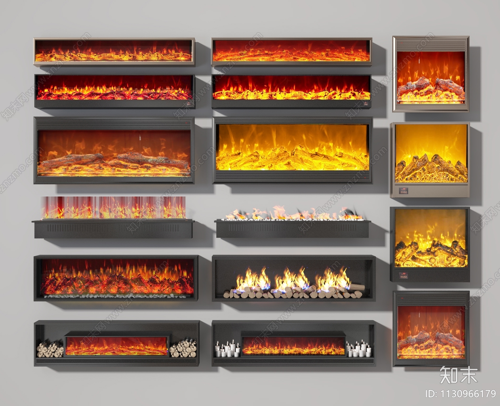现代壁炉SU模型下载【ID:1130966179】