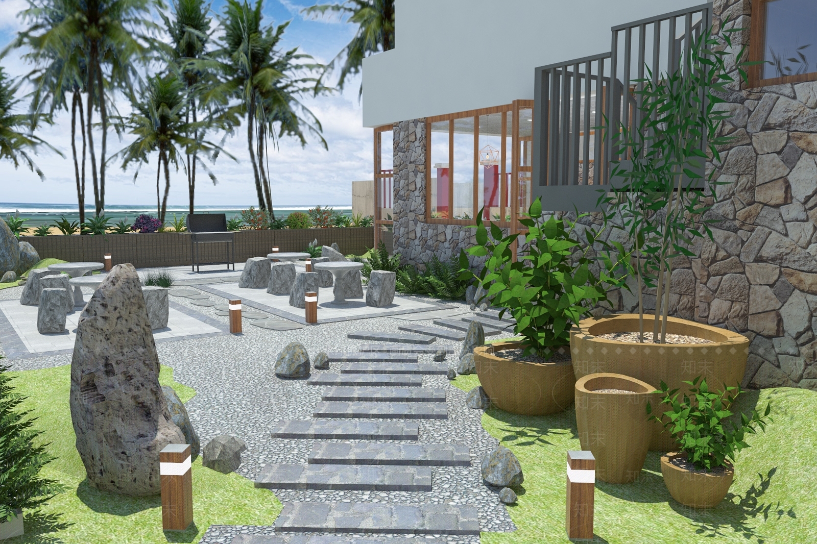 现代多层住宅SU模型下载【ID:1131168027】