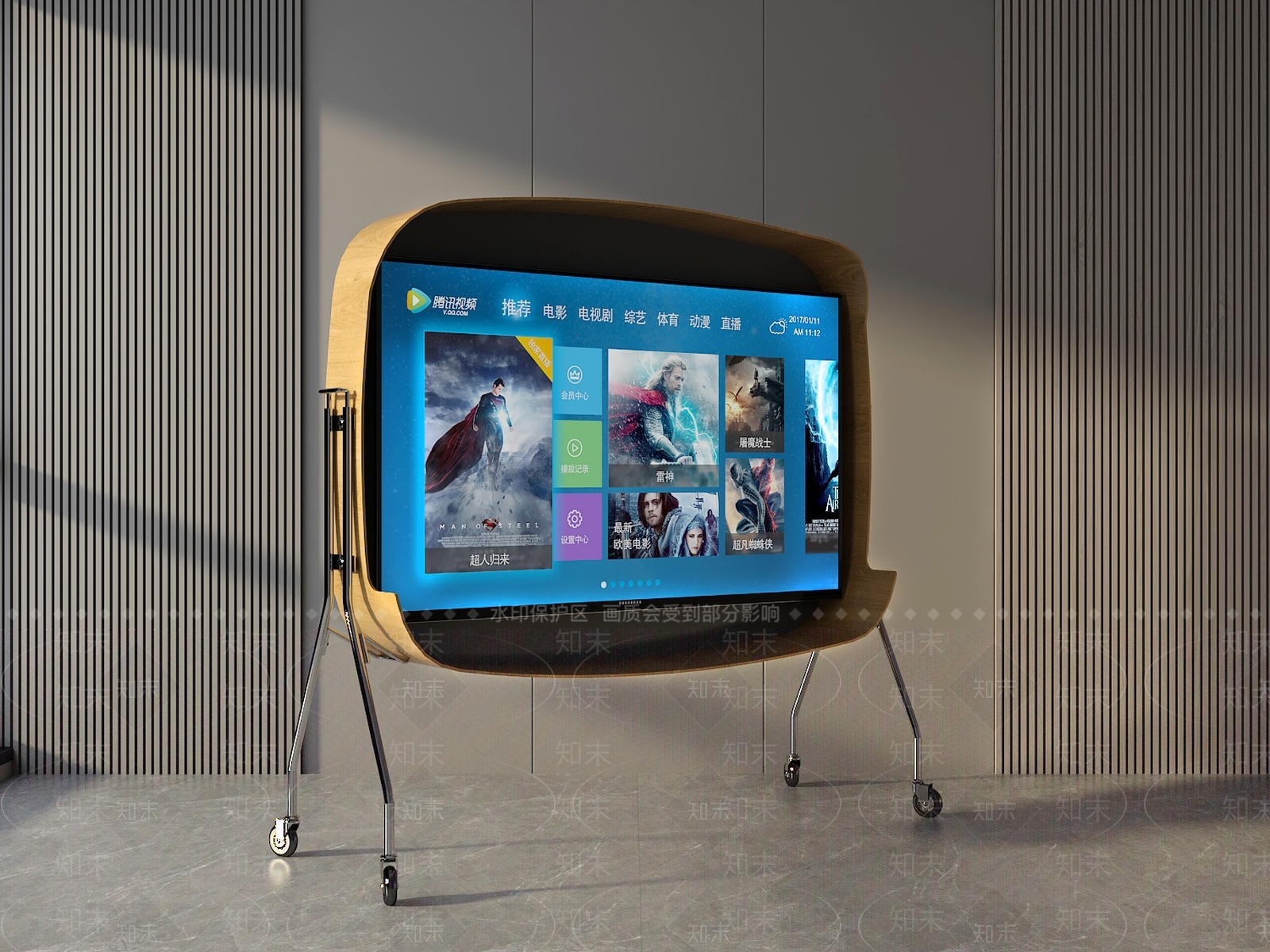 可移动电视3D模型下载【ID:1130976605】