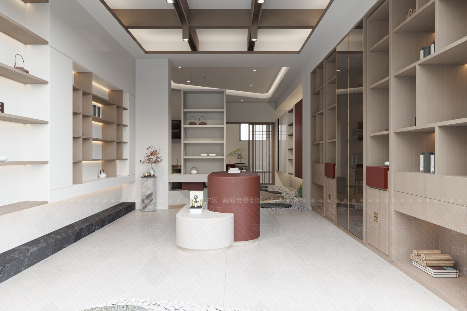 现代茶馆3D模型下载【ID:1131094673】
