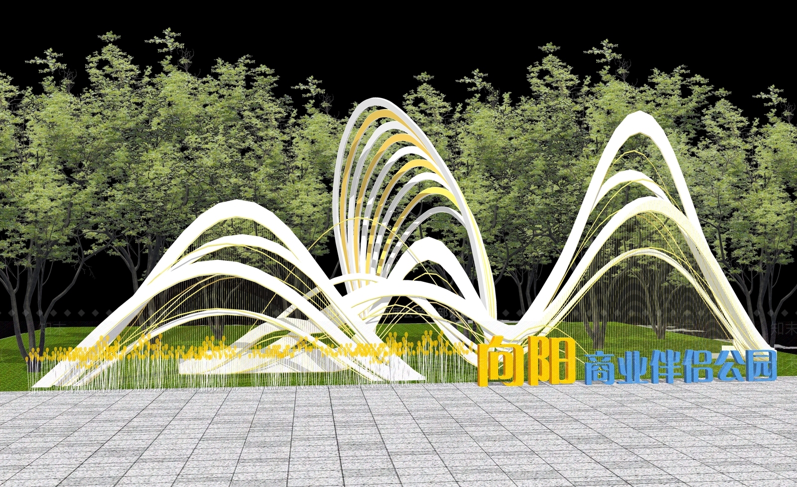 雕塑SU模型精品下载_SketchUp模型_知末网
