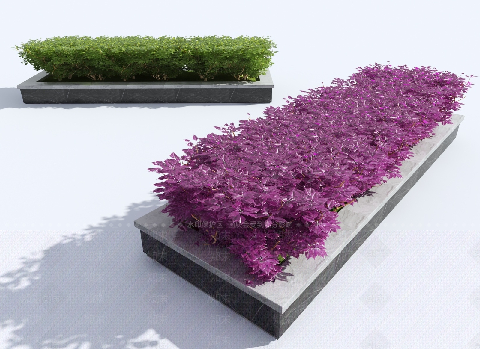 花坛3D模型下载【ID:1130980893】