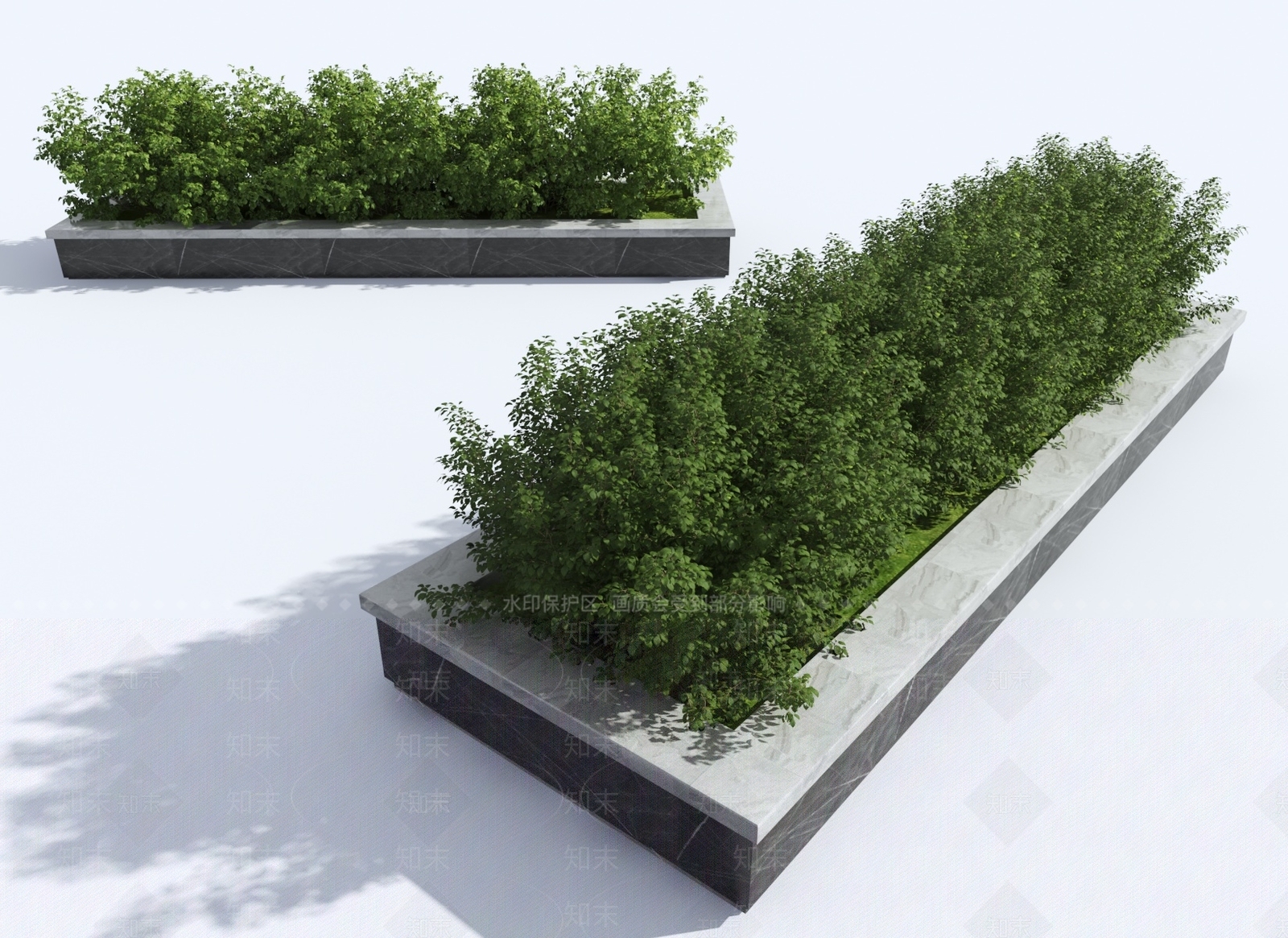 花坛3D模型下载【ID:1130980947】