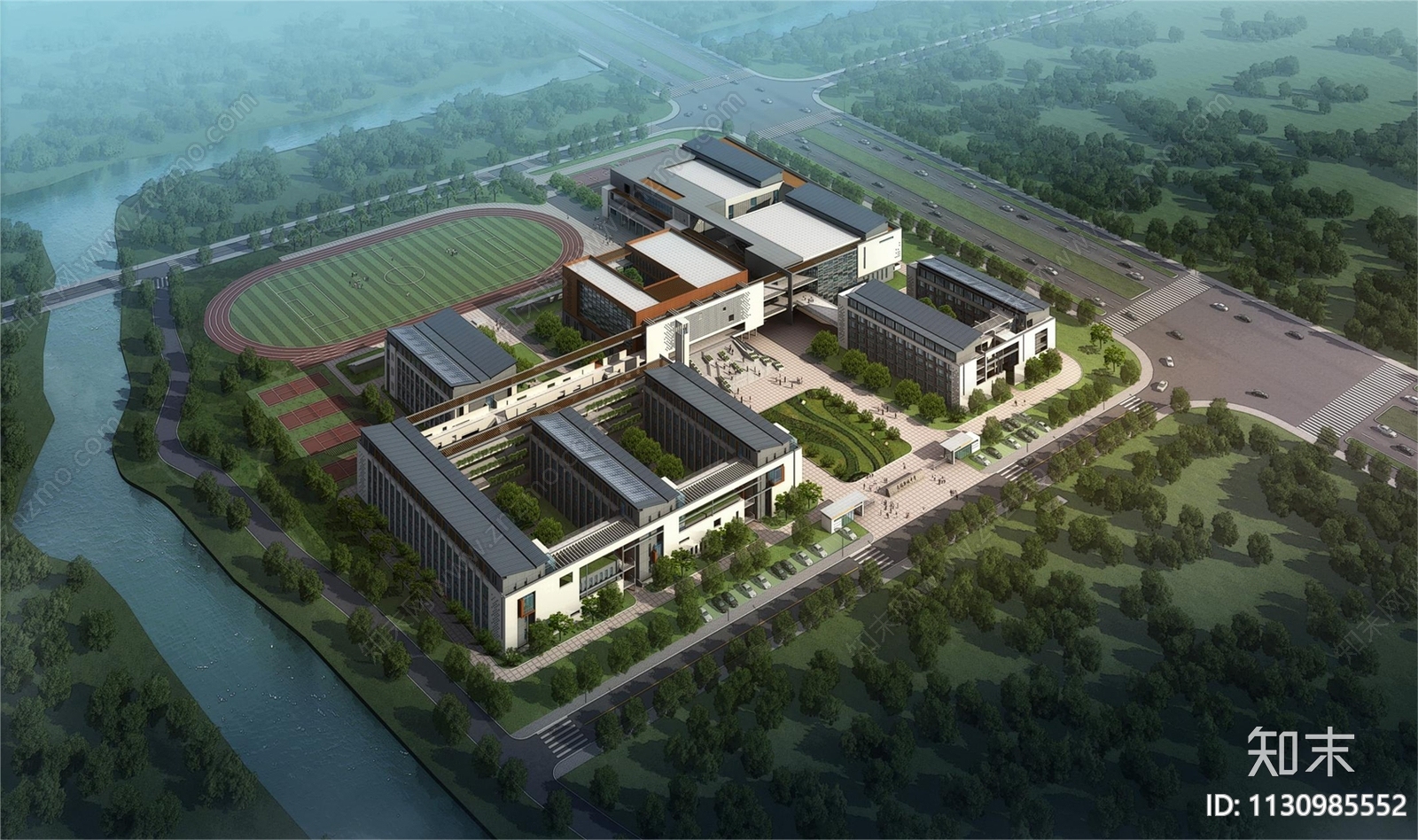 无锡太湖新城江南中学施工图下载【ID:1130985552】