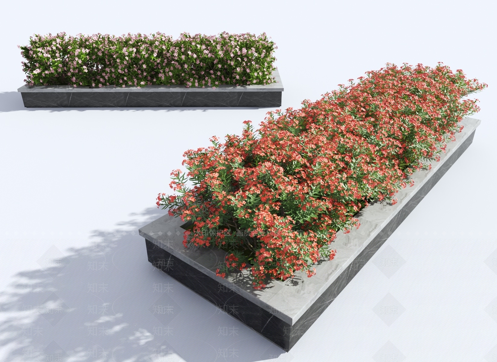 花坛3D模型下载【ID:1130990940】