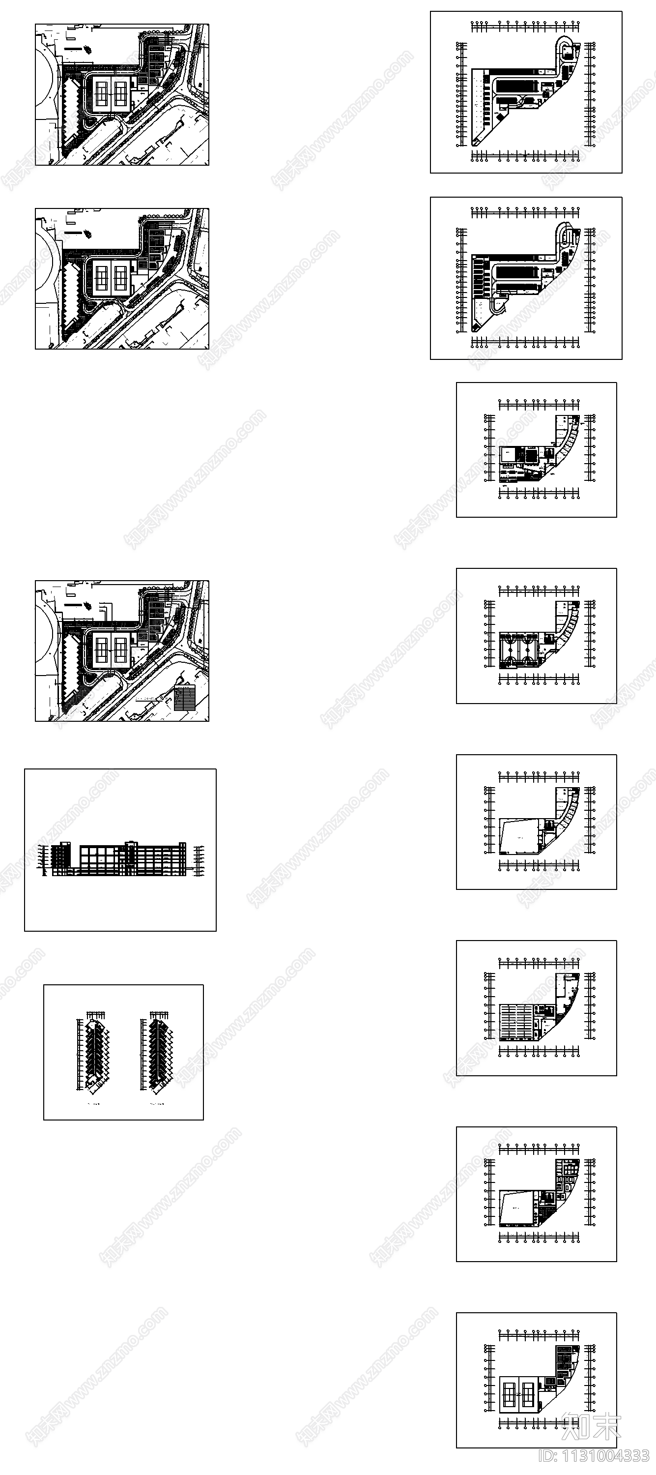 体育馆建筑效果图cad施工图下载【ID:1131004333】