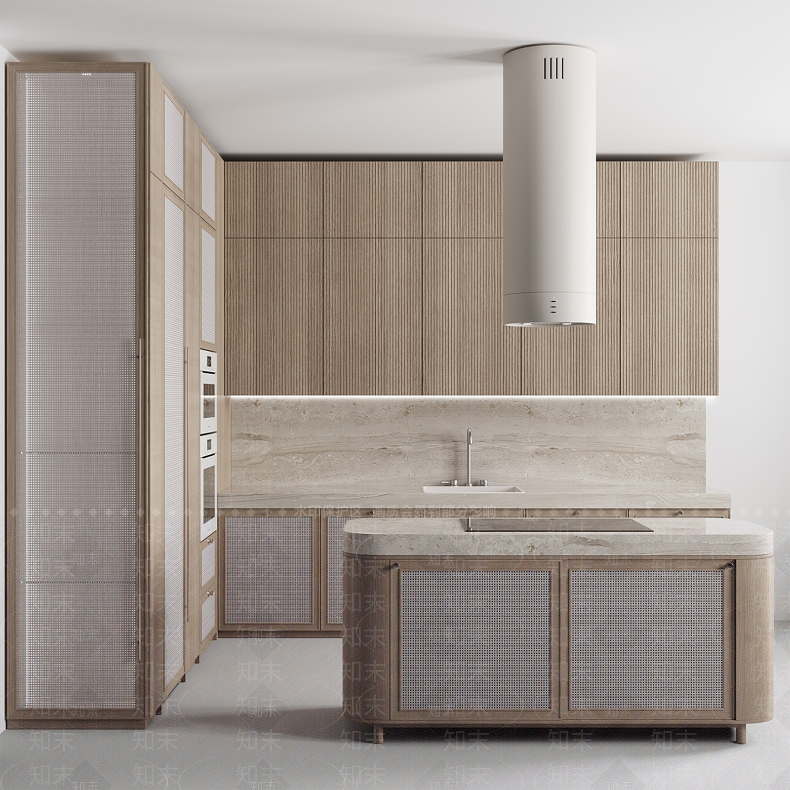 北欧橱柜组合3D模型下载【ID:1131007067】