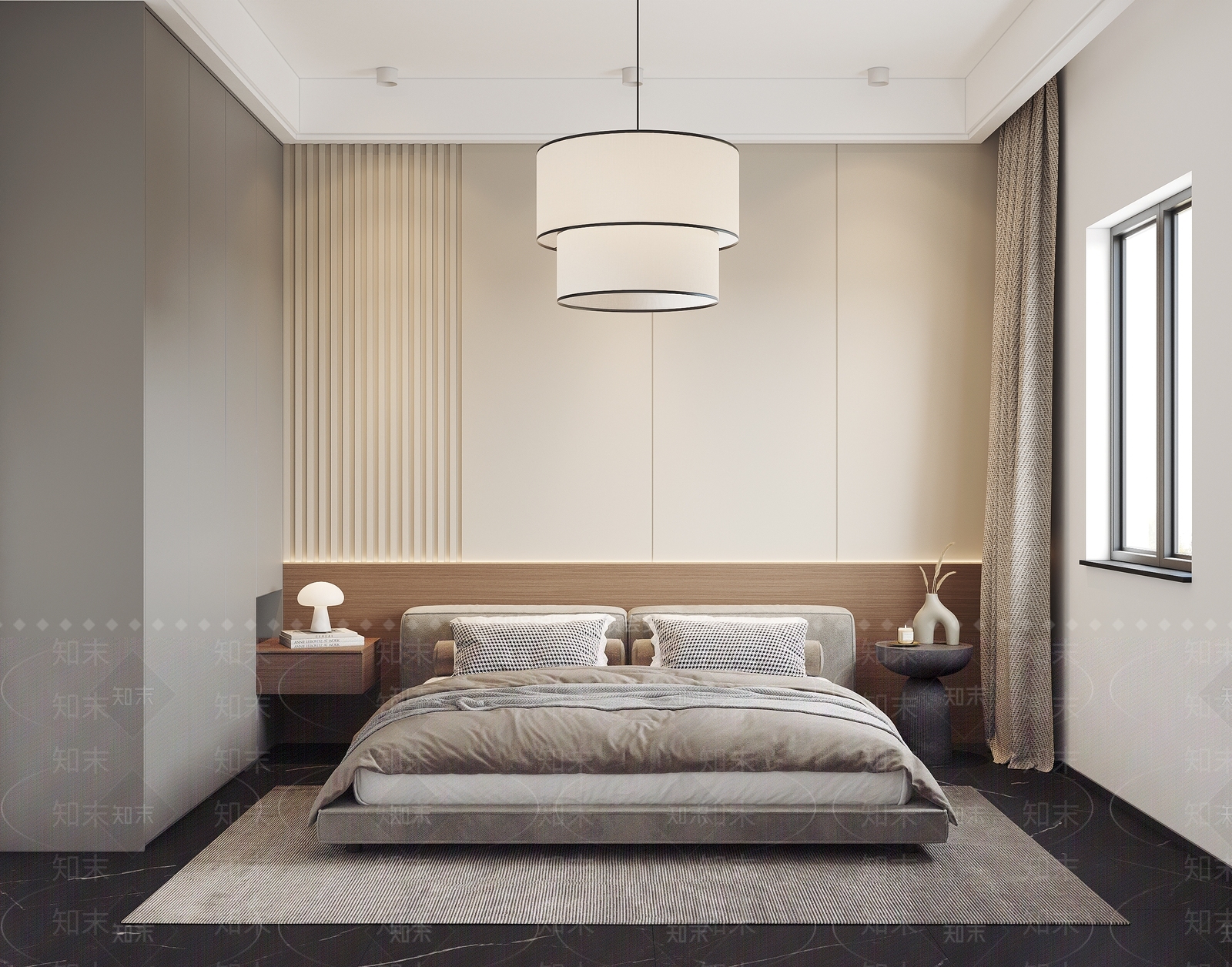 现代简约家居卧室模型3D模型下载【ID:1131014323】