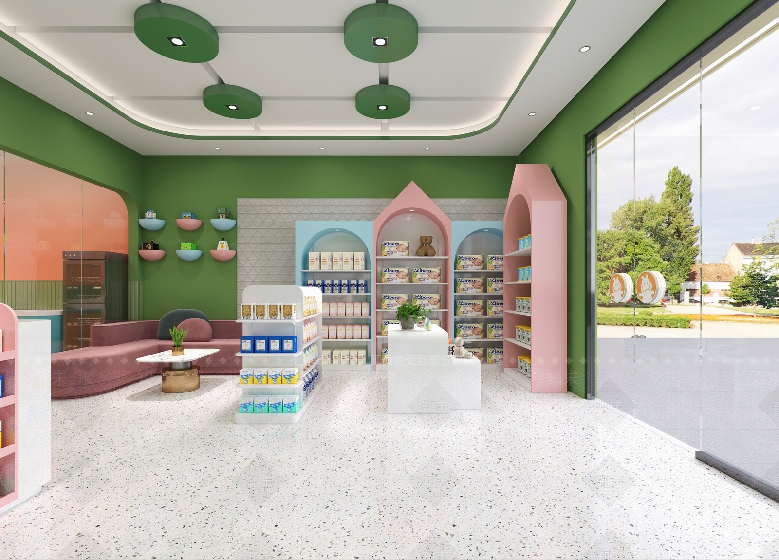 现代母婴店3D模型下载【ID:1131017373】