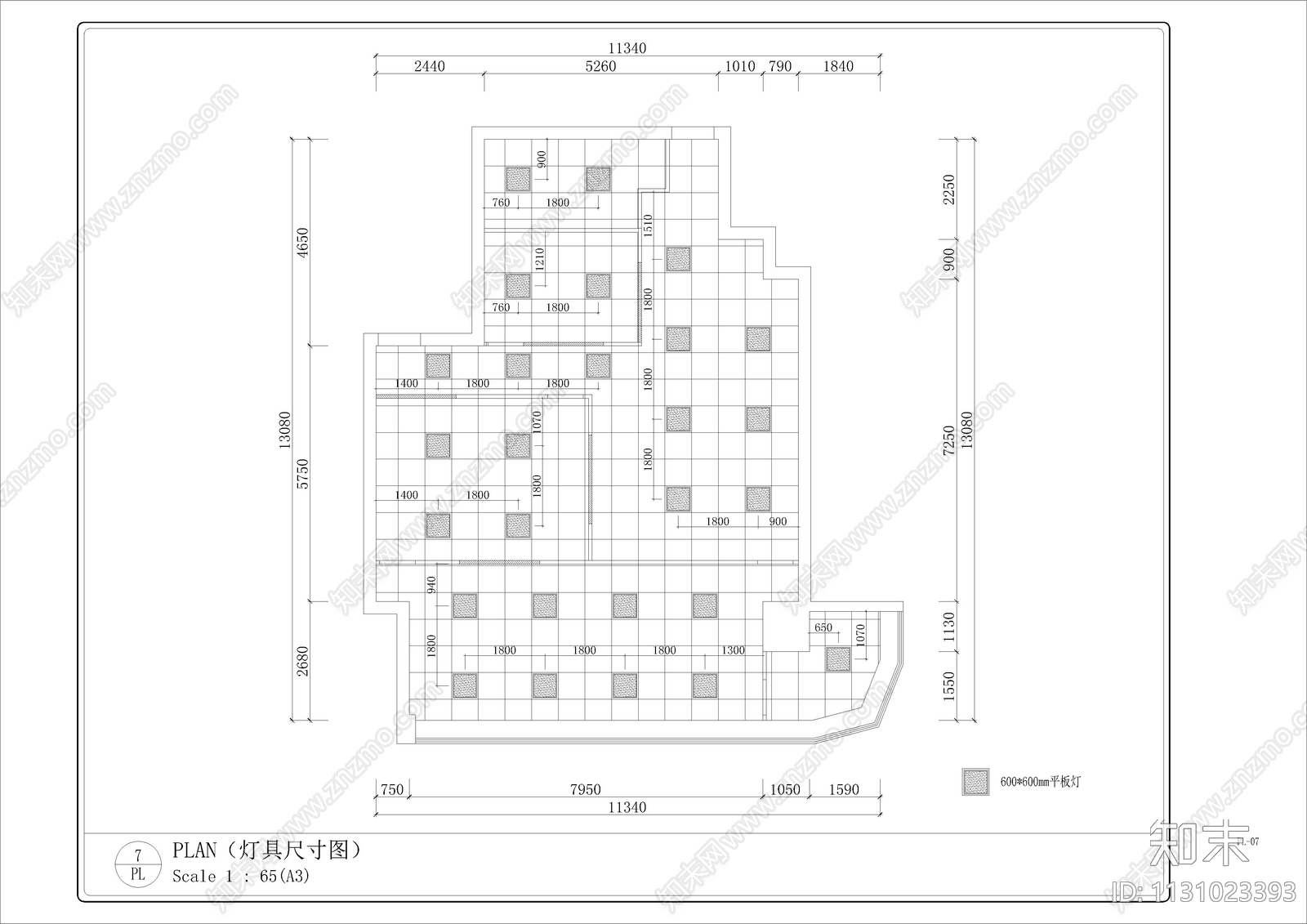 120平办公室cad施工图下载【ID:1131023393】
