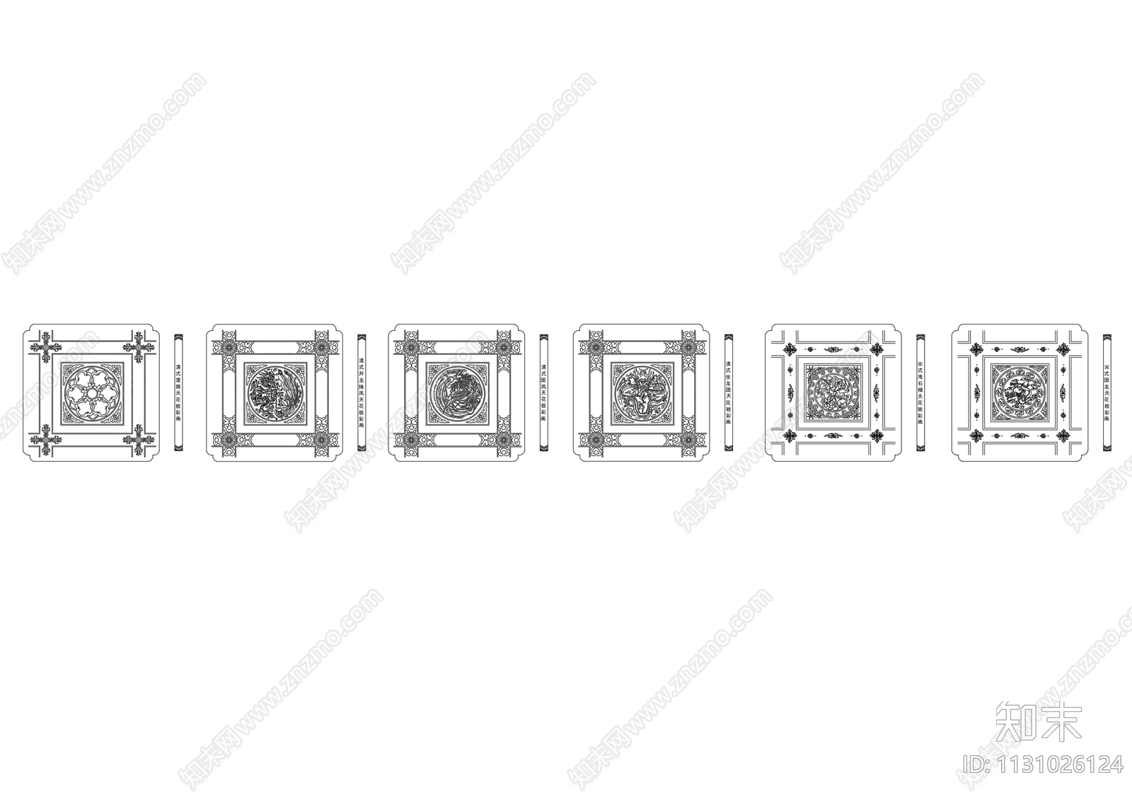 太平天国式建筑彩画施工图下载【ID:1131026124】