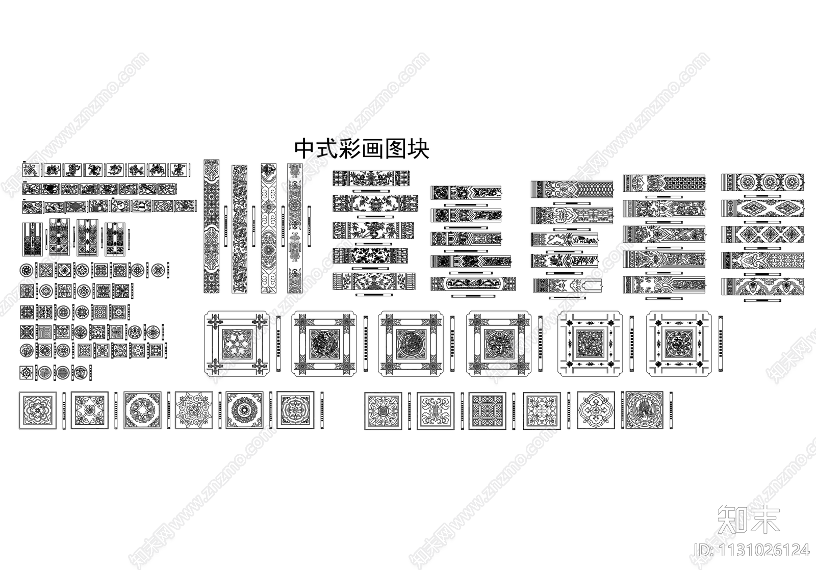 太平天国式建筑彩画施工图下载【ID:1131026124】