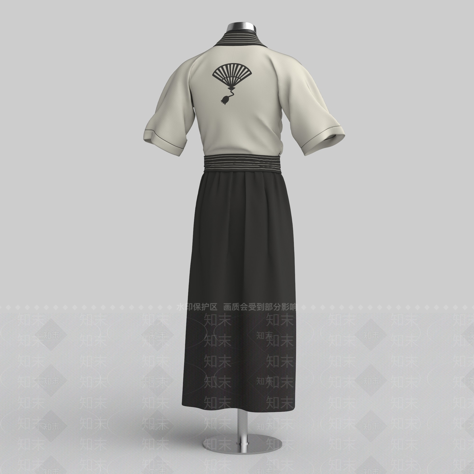 和服模特SU模型下载【ID:1131056041】