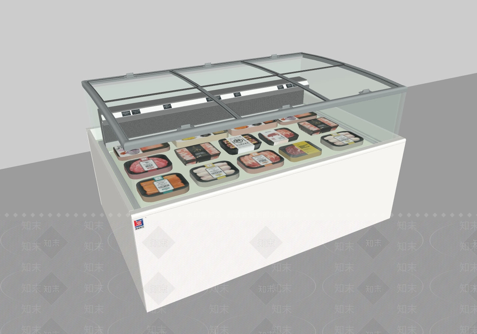 冰柜SU模型下载【ID:1131065595】
