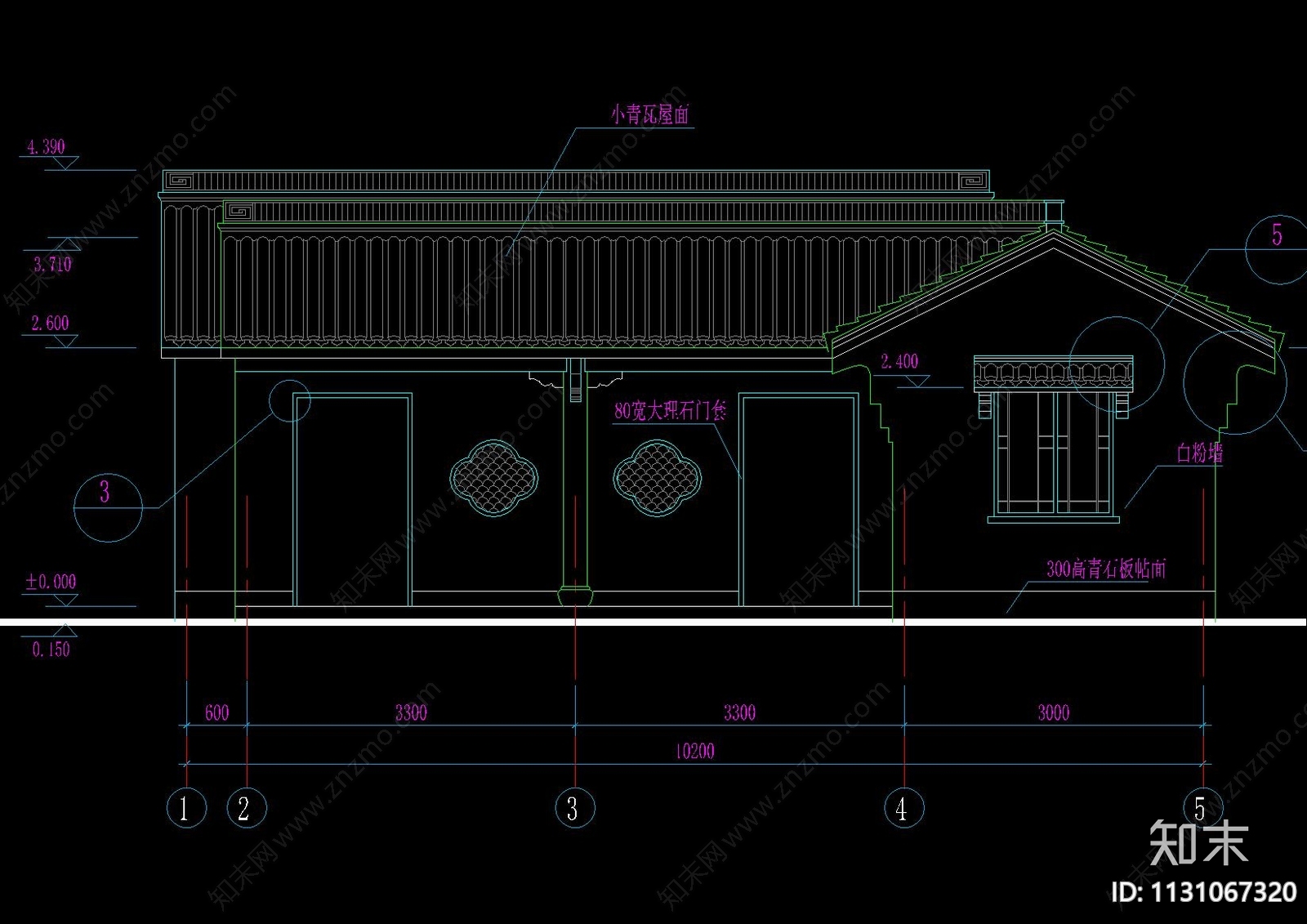 中式古建仿古厕所详图cad施工图下载【ID:1131067320】