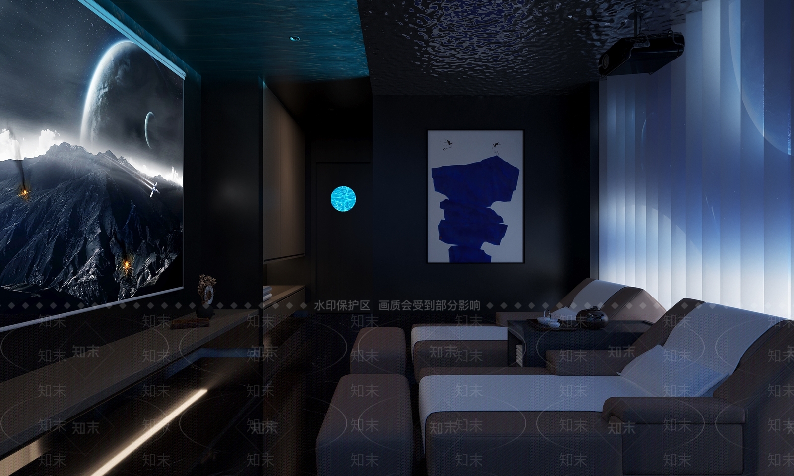 现代足浴店包房3D模型下载【ID:1131092171】