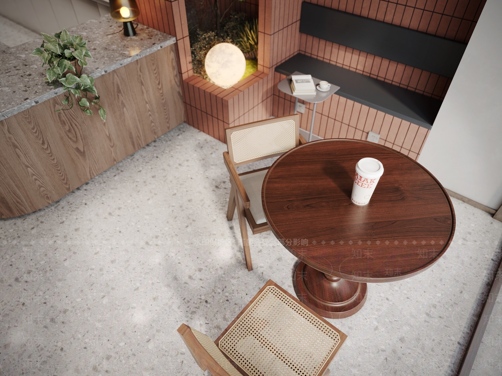 现代奶茶店3D模型下载【ID:1131092878】