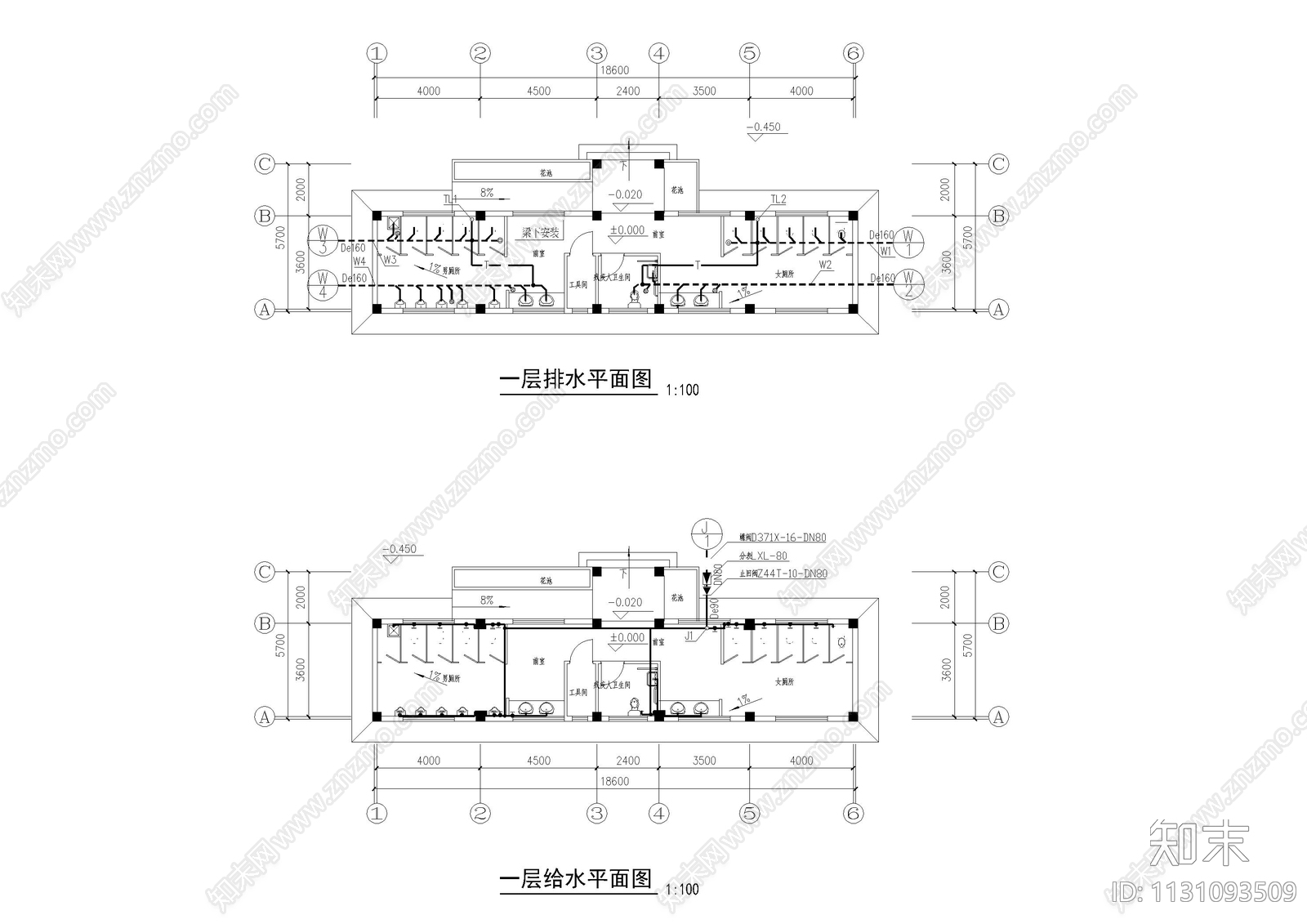 公园系统水电cad施工图下载【ID:1131093509】