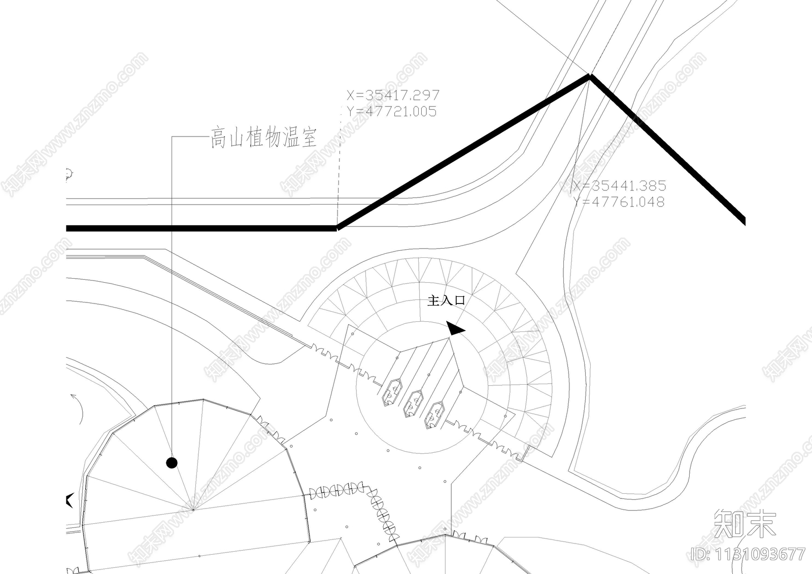 华南植物园景观平面布置图施工图下载【ID:1131093677】